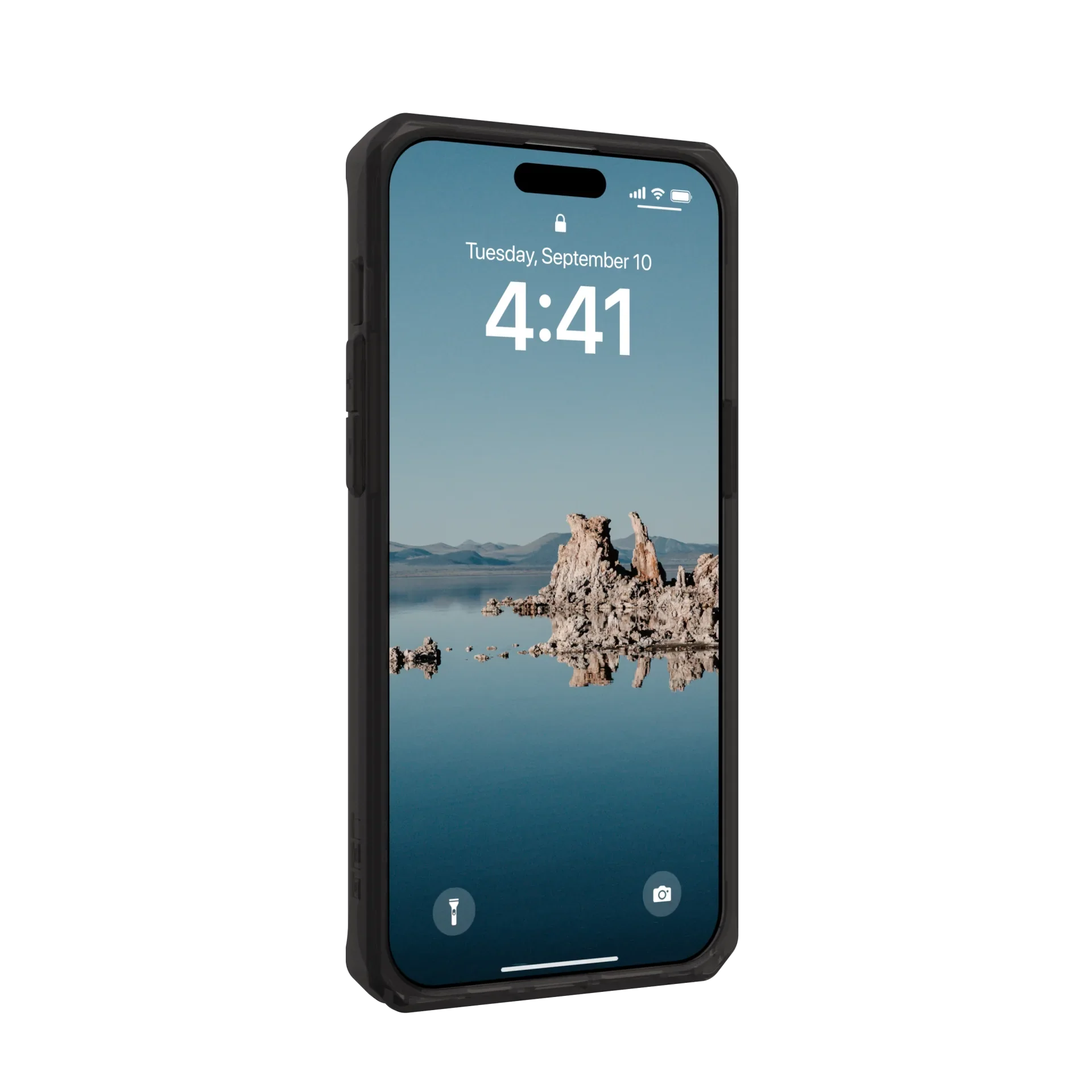 UAG Plyo MagSafe with ACTION BUTTON Case iPhone 15 Pro Max 6.7 - Clear Black - Image 6