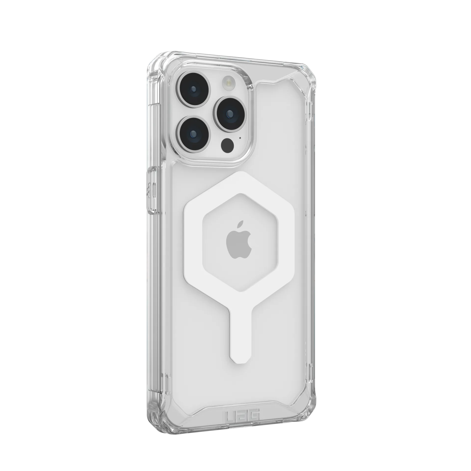 UAG Plyo Clear & MagSafe Case iPhone 15 Pro Max 6.7 Ice White - Image 3
