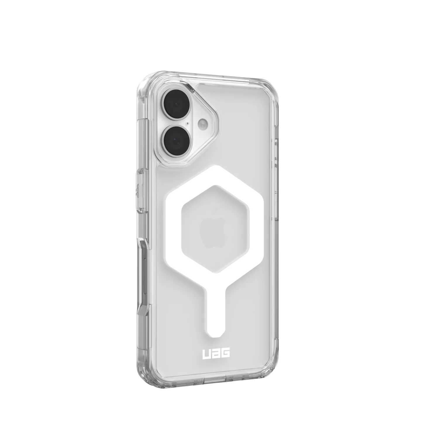 UAG Plyo iPhone 16 6.1 Standard Case & MagSafe - Ice / White - Image 3