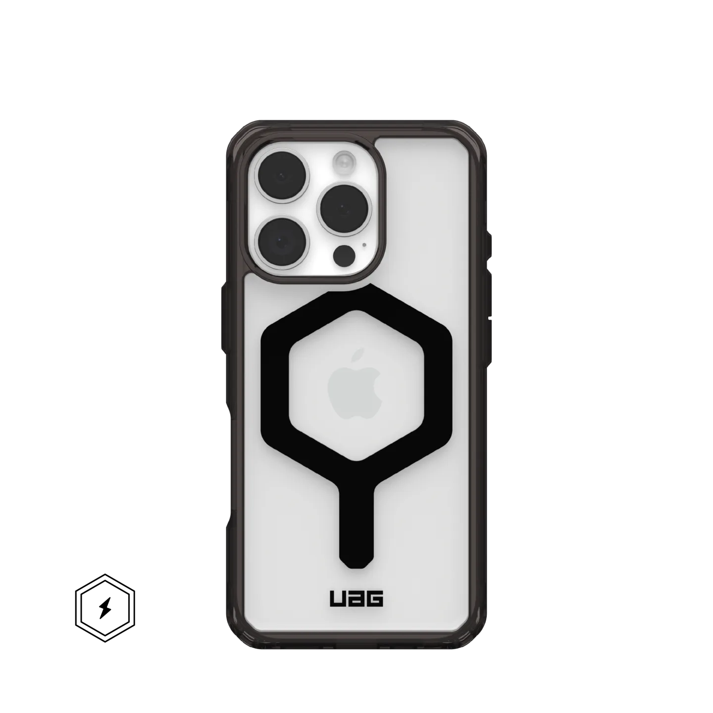 UAG Plyo iPhone 16 Pro 6.3 Case & MagSafe - Clear Black - Image 4