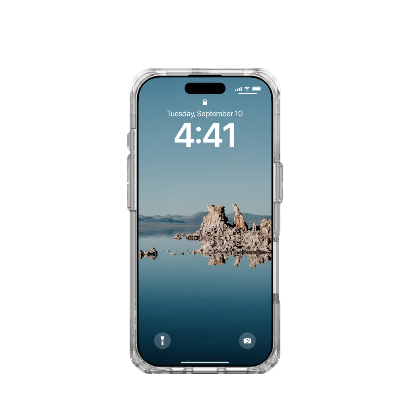 UAG Plyo Clear Case & MagSafe for iPhone 16 Pro Max 6.9 - Ice / White - Image 3