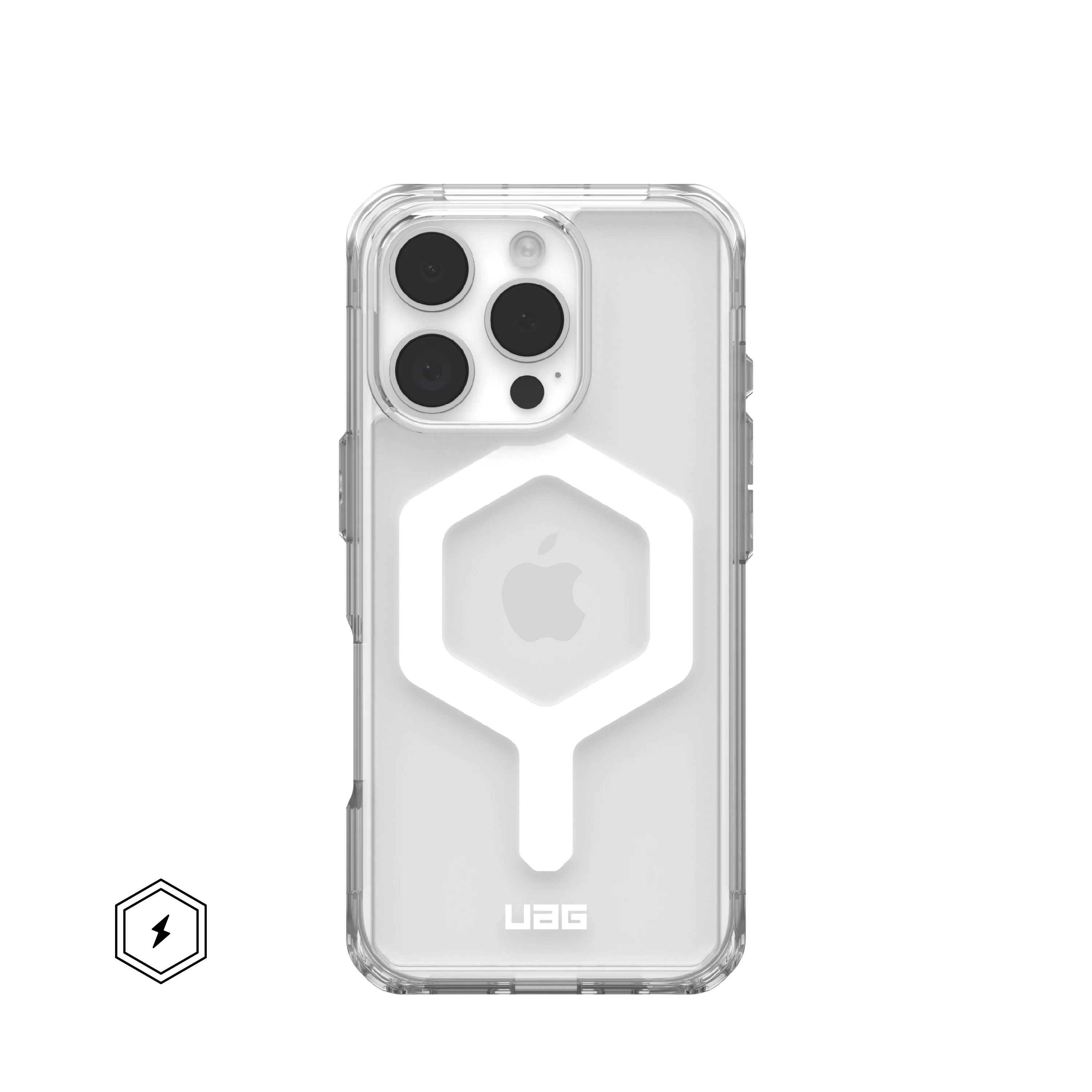 UAG Plyo Clear Case & MagSafe for iPhone 16 Pro Max 6.9 - Ice / White - Image 6