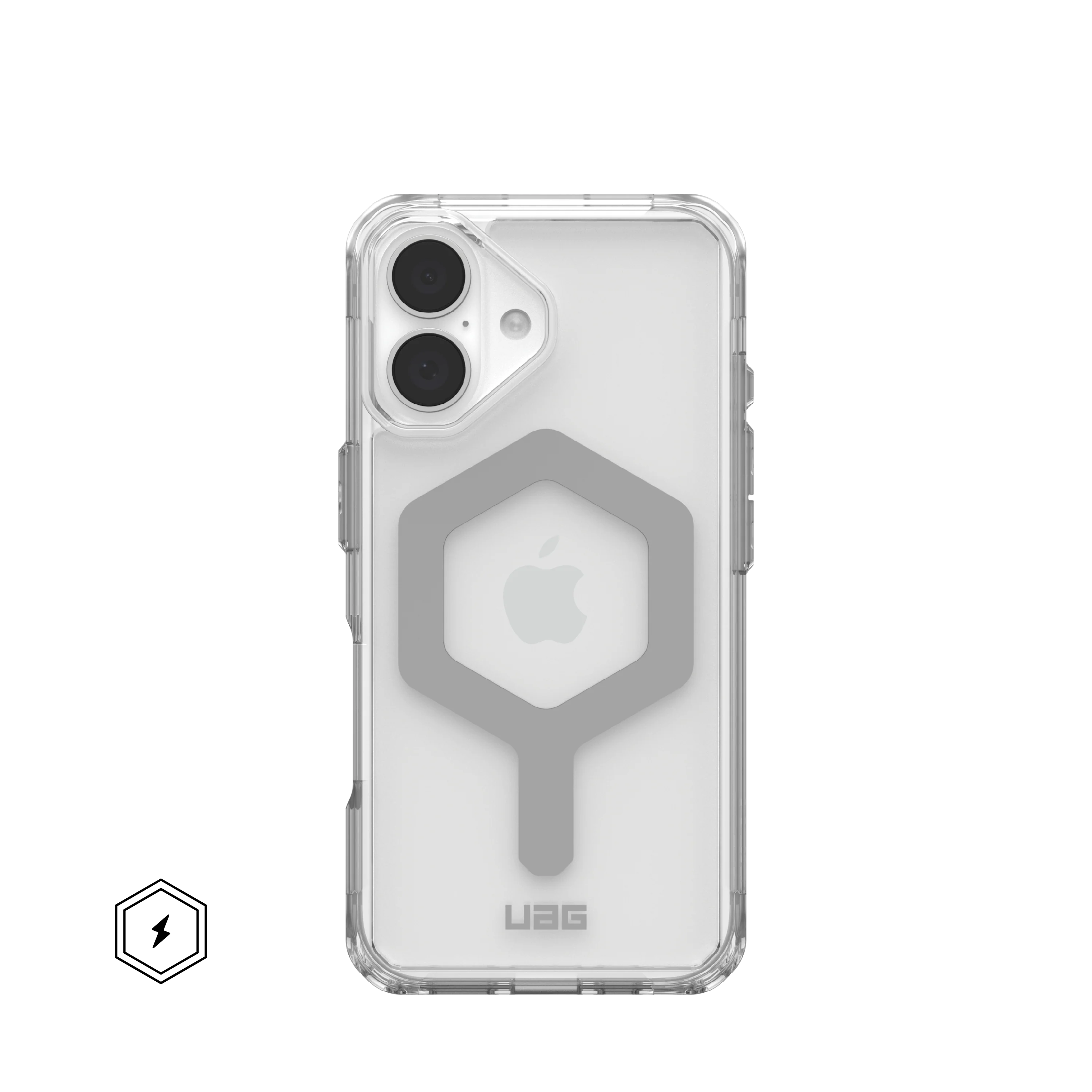 UAG Plyo Clear Case & MagSafe for iPhone 16 Pro Max 6.9 - Ice / White - Image 7