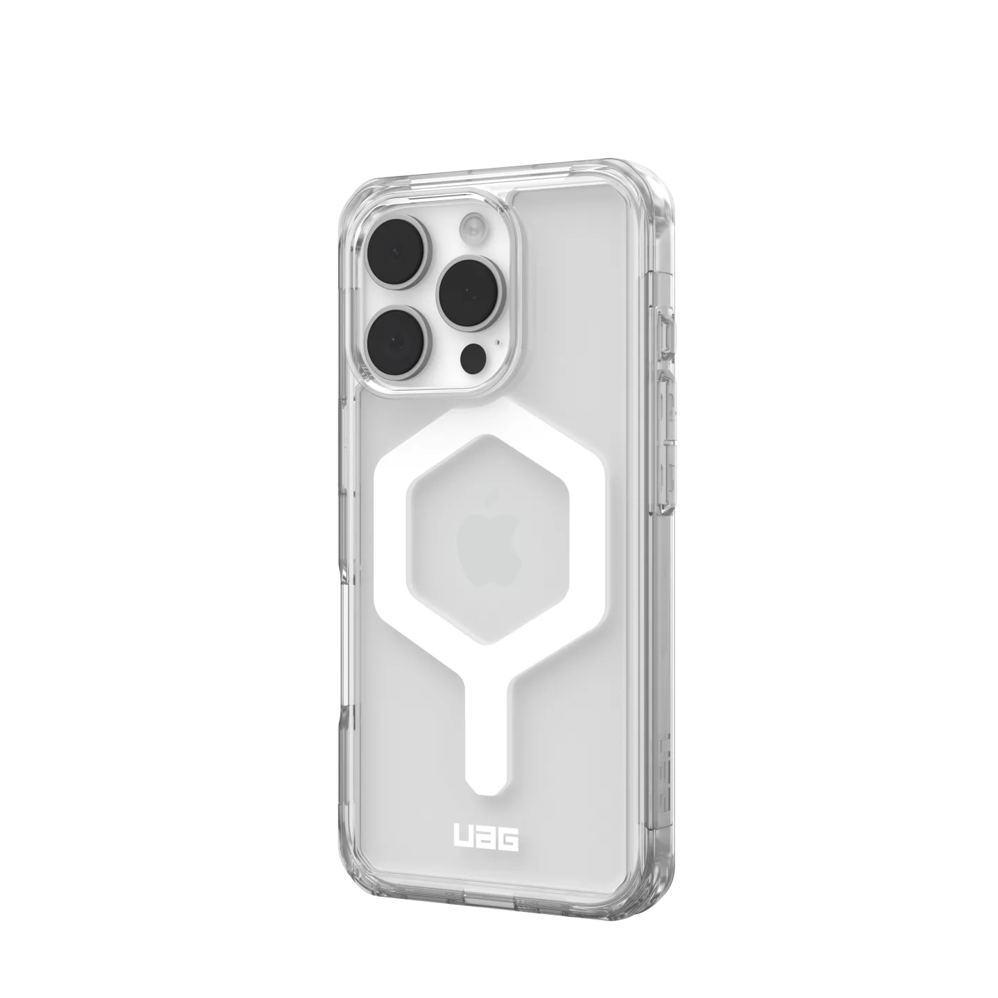 UAG Plyo Clear Case & MagSafe for iPhone 16 Pro Max 6.9 - Ice / White - Image 8