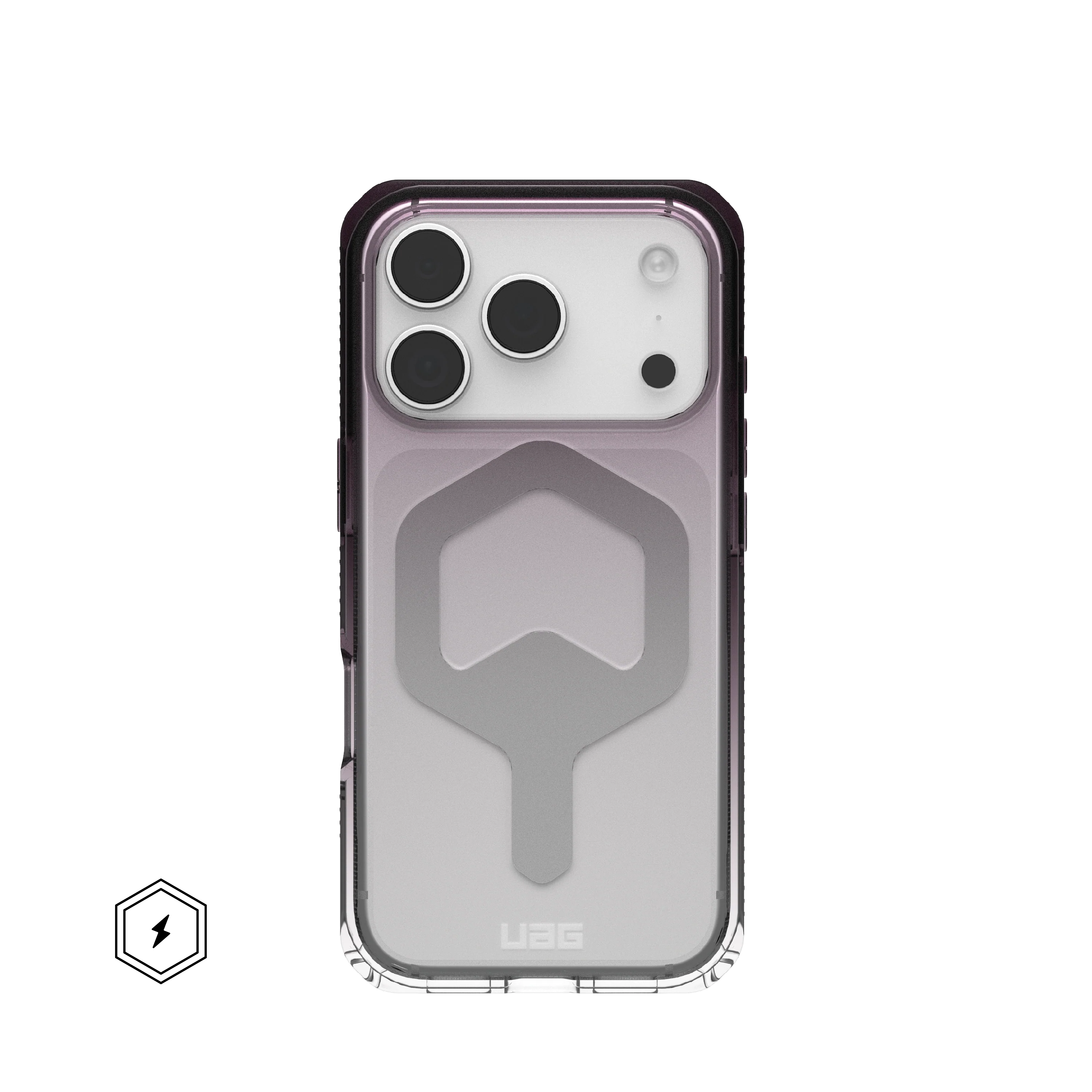 UAG Plyo MagSafe Case for iPhone 17 Pro – Black Clear Ombre - Image 6