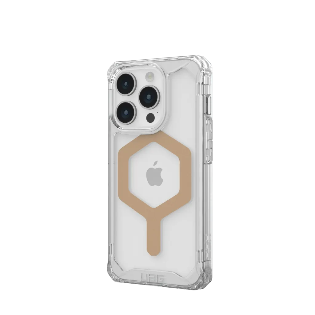 UAG Plyo Clear & MagSafe Case iPhone 15 Pro Max 6.7 Ice Gold - Image 2