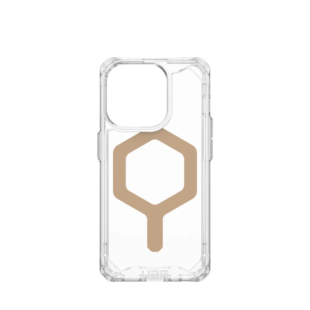 UAG Plyo Clear & MagSafe Case iPhone 15 Pro Max 6.7 Ice Gold - Image 6