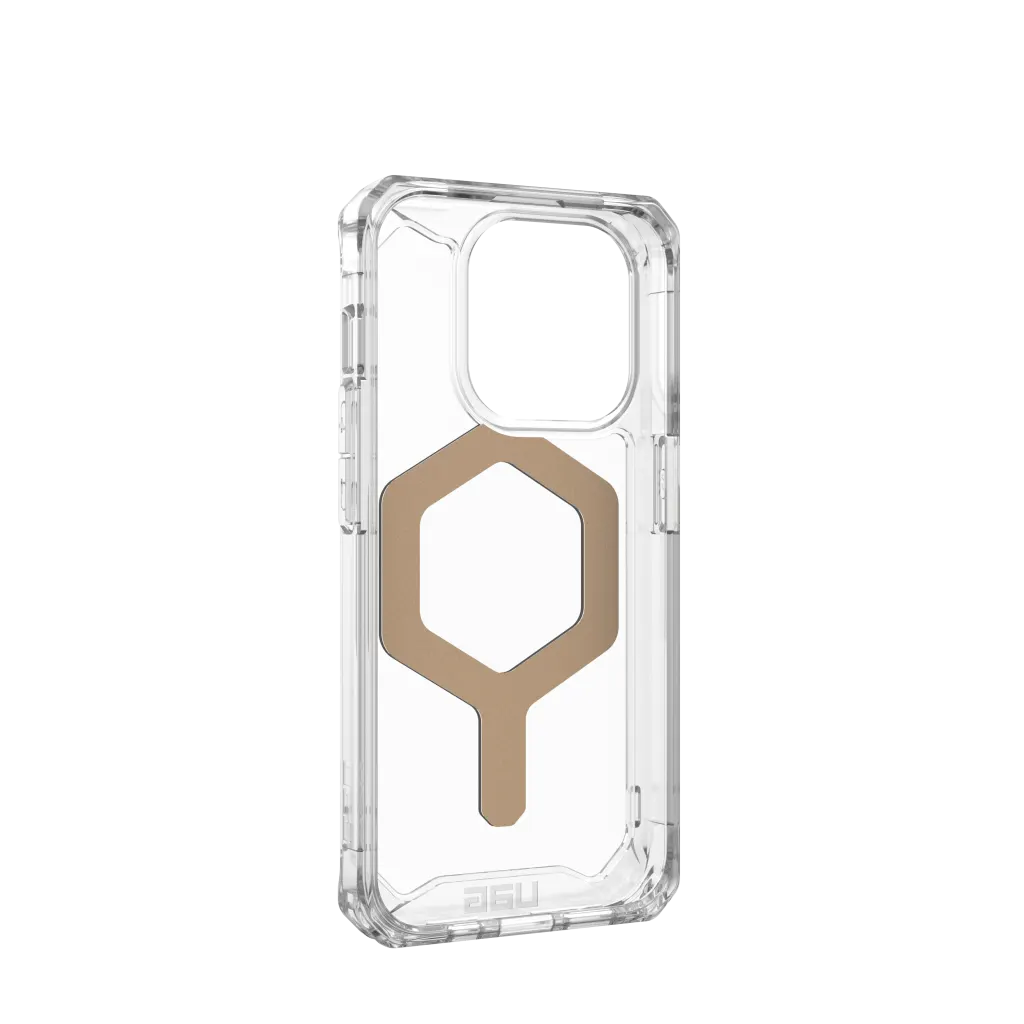 UAG Plyo Clear & MagSafe Case iPhone 15 Pro Max 6.7 Ice Gold - Image 7