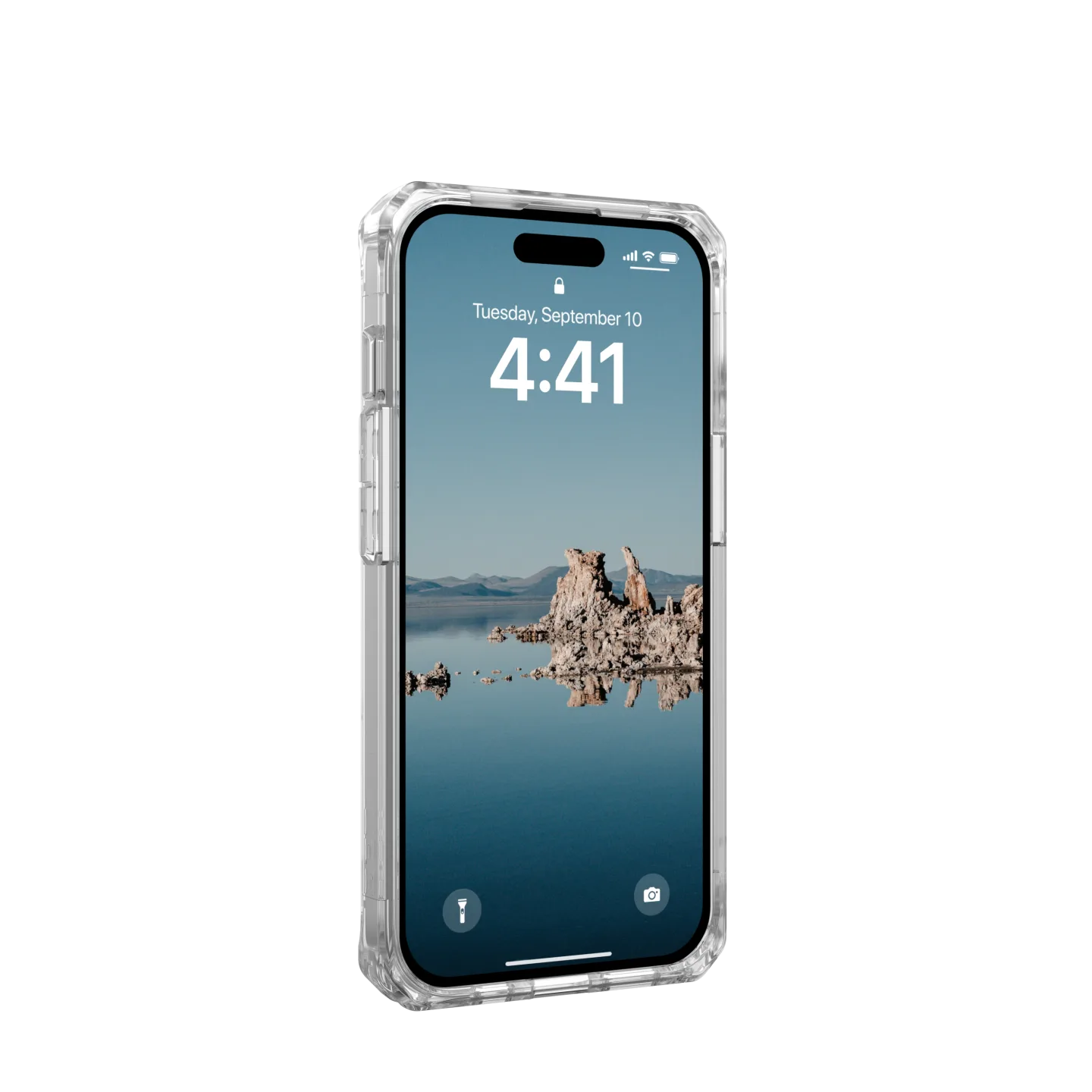 UAG Plyo Clear & MagSafe Case iPhone 17e / 16e / 15 / 14 / 13 Standard 6.1 - Ice White - Image 3