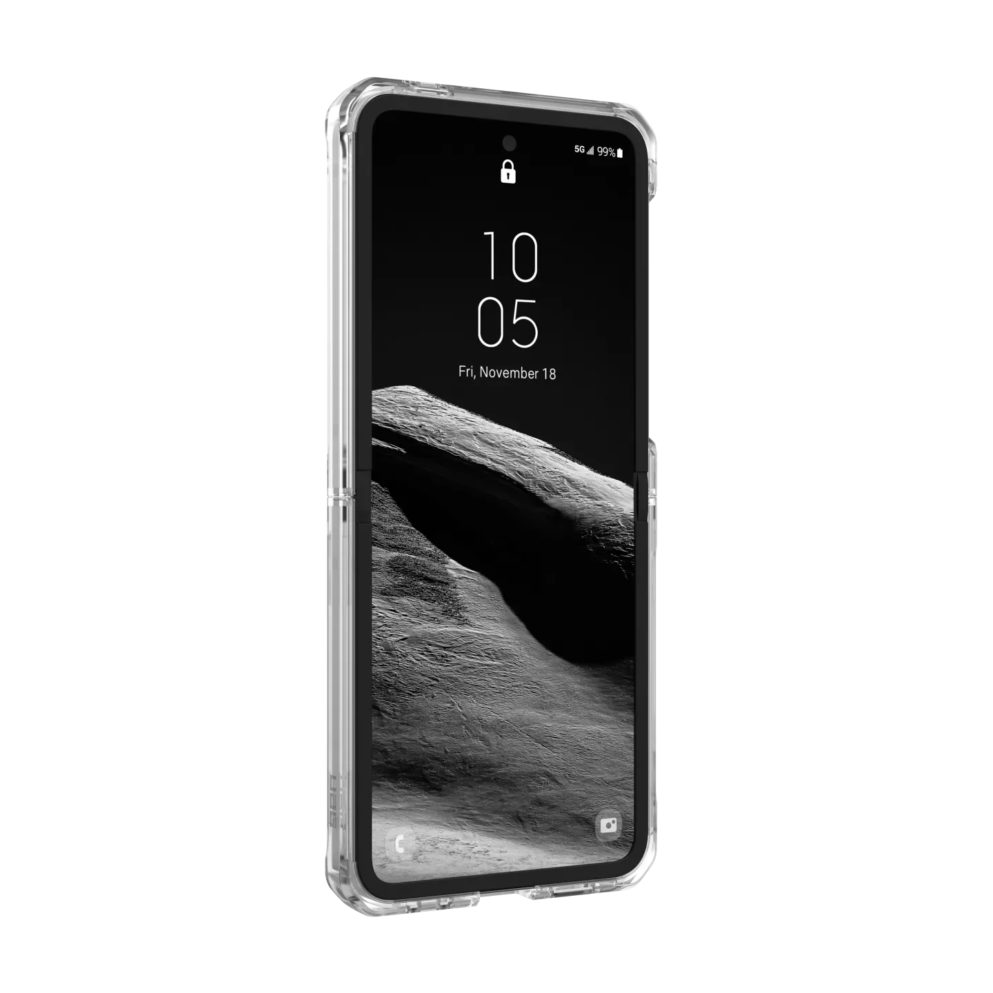 UAG Plyo Pro Case for Samsung Galaxy Z Flip 6 / Flip 7 FE) - Ice/Silver - Image 11