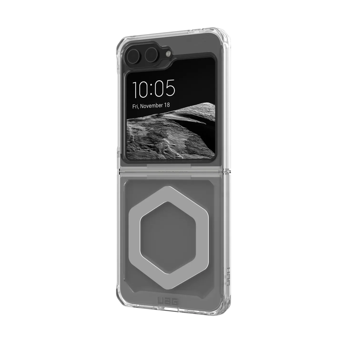 UAG Plyo Pro Case for Samsung Galaxy Z Flip 6 / Flip 7 FE) - Ice/Silver - Image 5