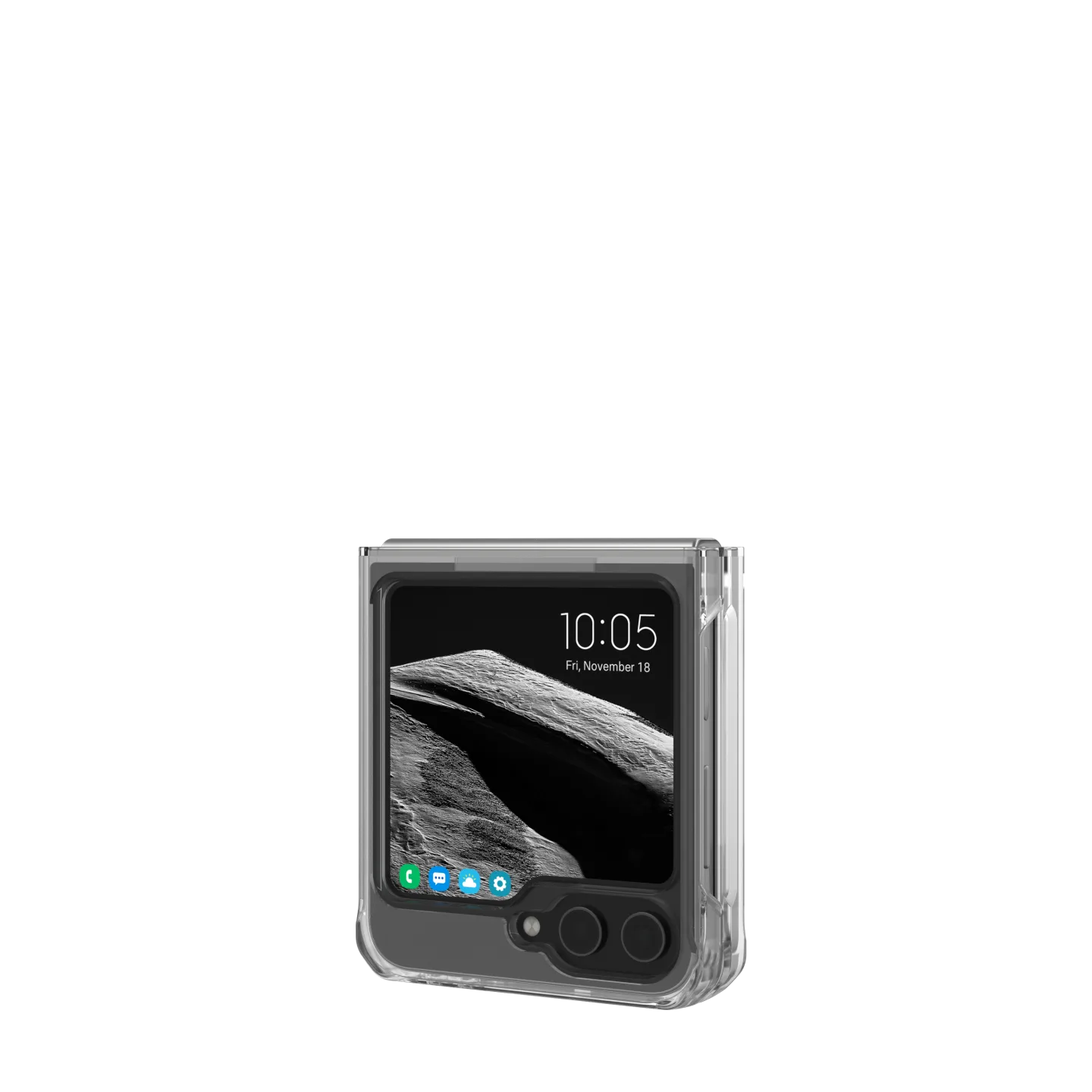 UAG Plyo Pro Case for Samsung Galaxy Z Flip 6 / Flip 7 FE) - Ice/Silver - Image 6