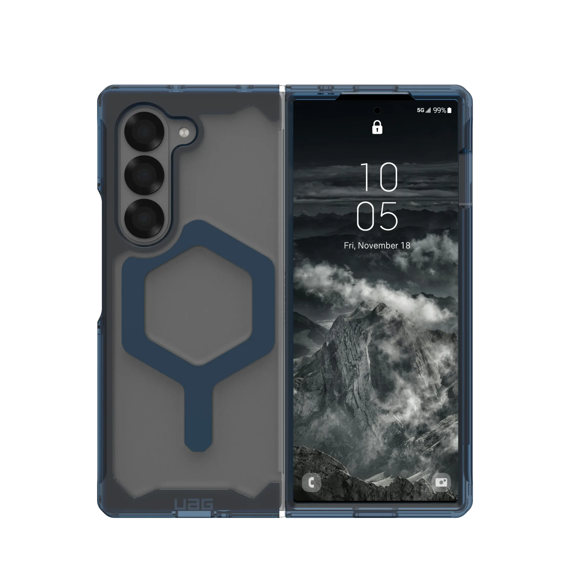 UAG Plyo Pro Case for Samsung Galaxy Z Fold 6 (2024) - Ice /Mallard - Image 2