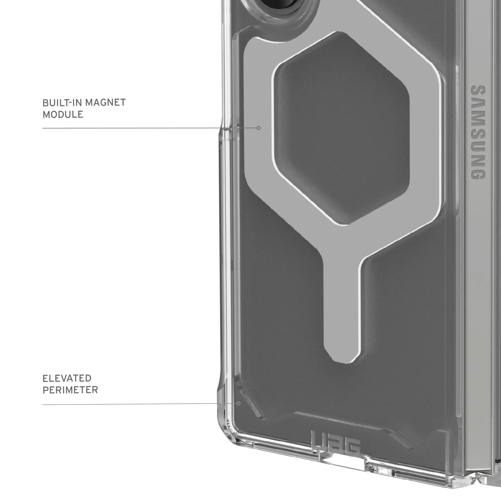 UAG Plyo Pro Case for Samsung Galaxy Z Fold 6 (2024) - Ice/Silver - Image 11