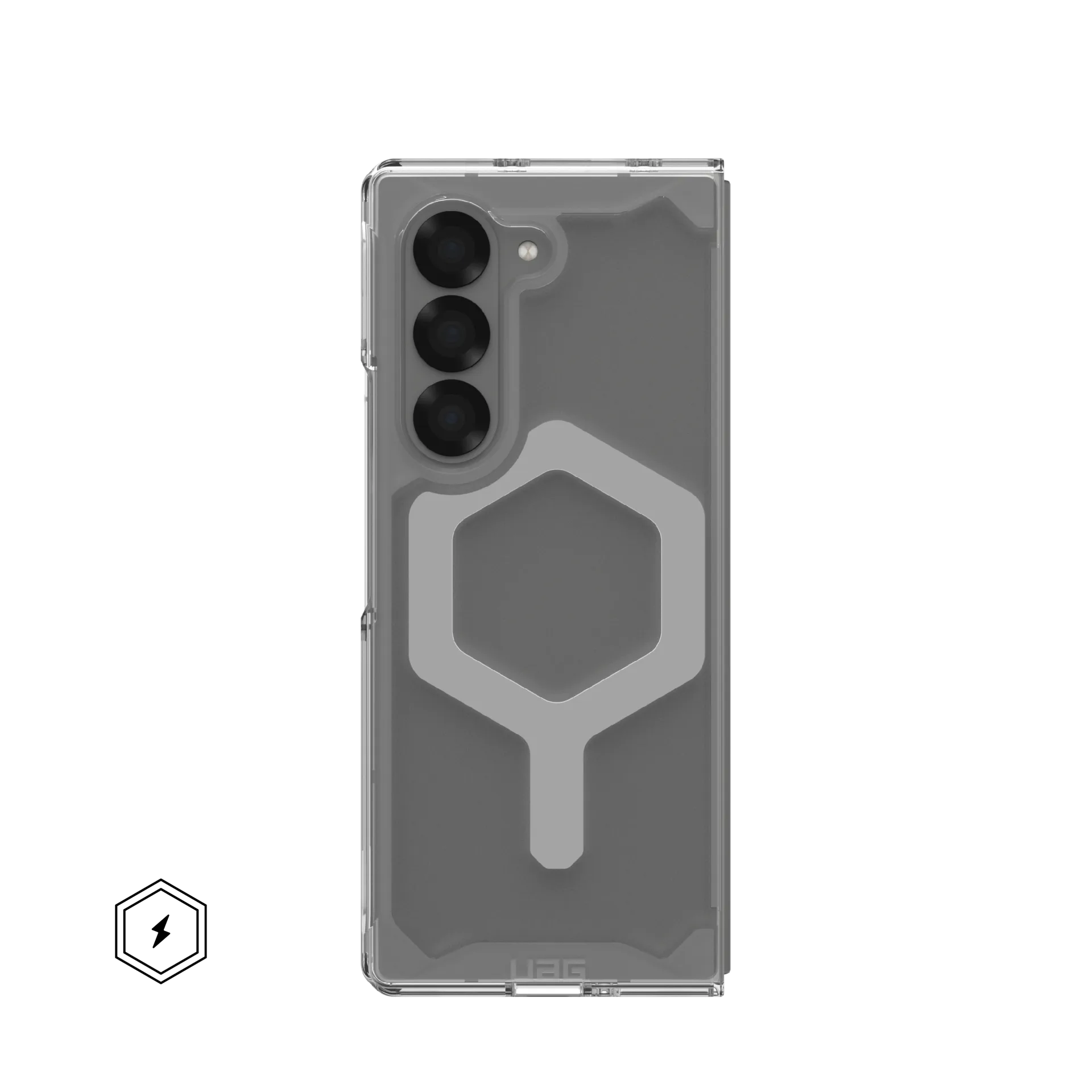 UAG Plyo Pro Case for Samsung Galaxy Z Fold 6 (2024) - Ice/Silver - Image 3