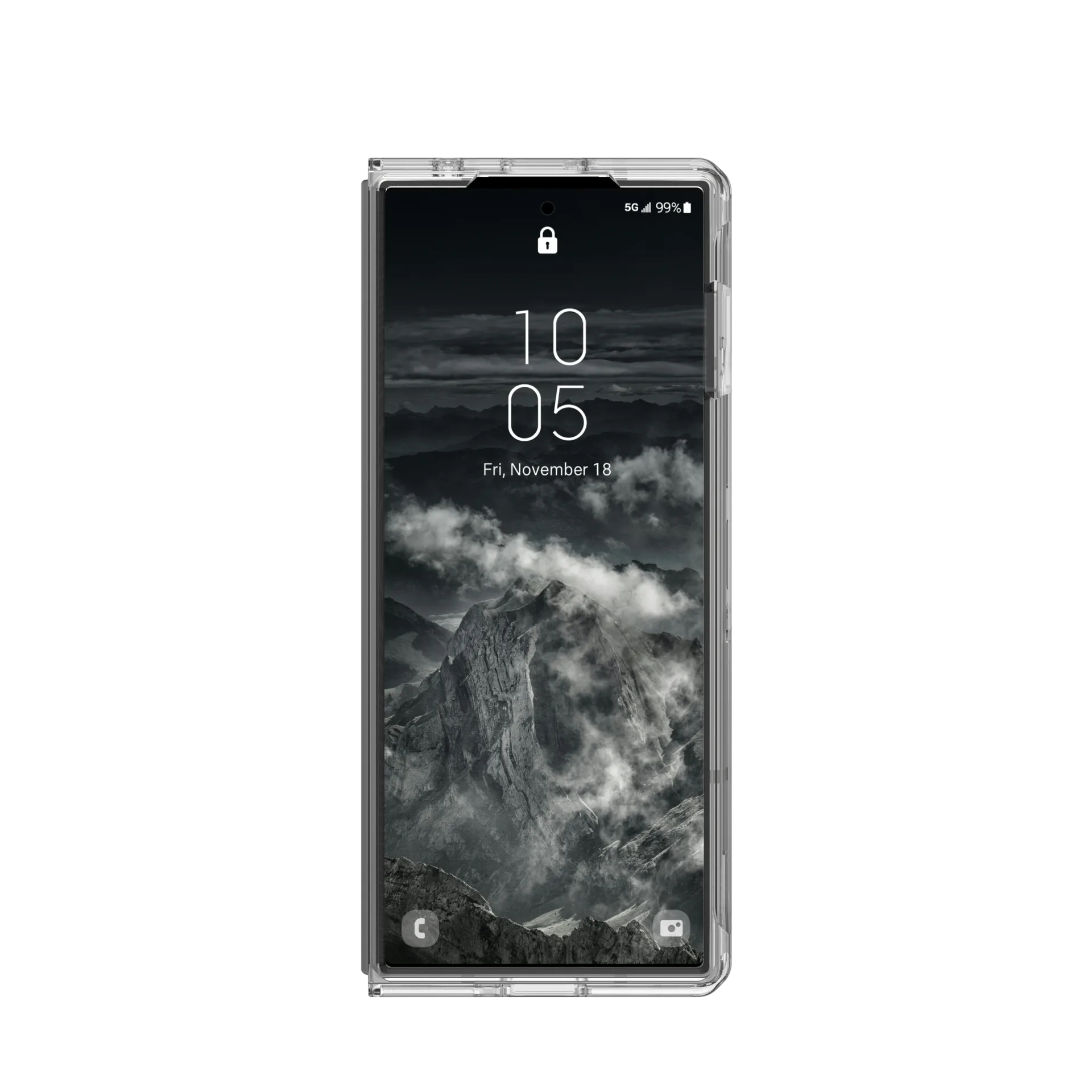 UAG Plyo Pro Case for Samsung Galaxy Z Fold 6 (2024) - Ice/Silver - Image 6