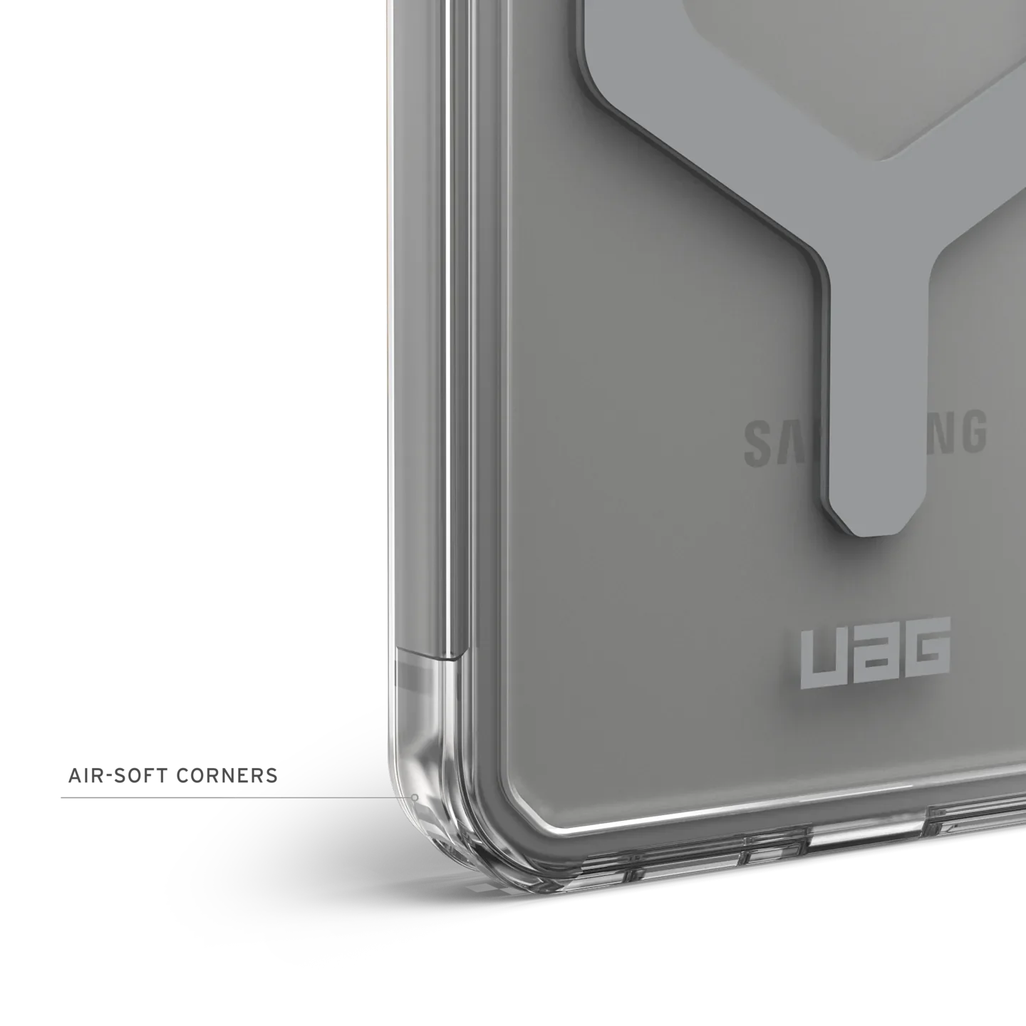 UAG Plyo Pro Rugged Case & Magnet Samsung S25 Standard 6.2 - Ice / Silver - Image 3