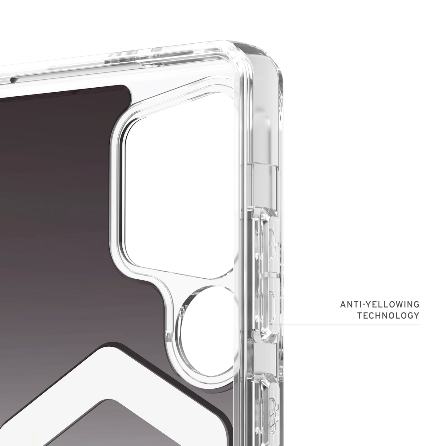 UAG Plyo Pro Rugged Case & Magnet Samsung S25 Ultra - Black / Clear Ombre - Image 6