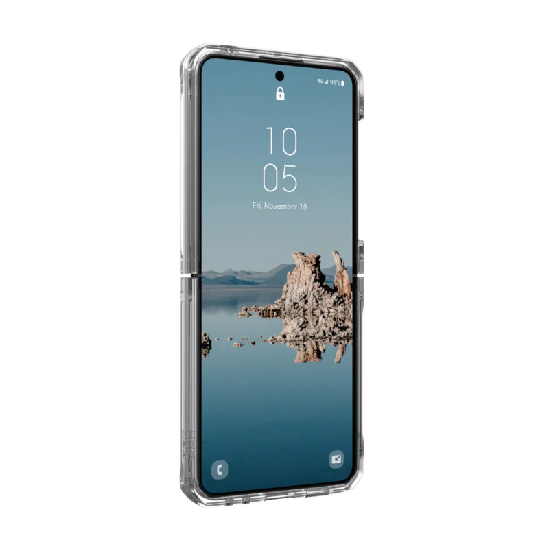UAG Plyo Pro Case for Samsung Galaxy Z Flip 5 (2023) - Ice/Silver - Image 2