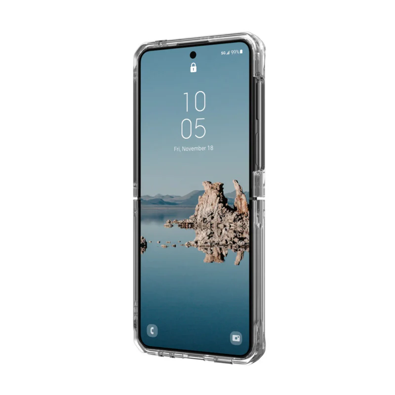 UAG Plyo Pro Case for Samsung Galaxy Z Flip 5 (2023) - Ice/Silver - Image 3