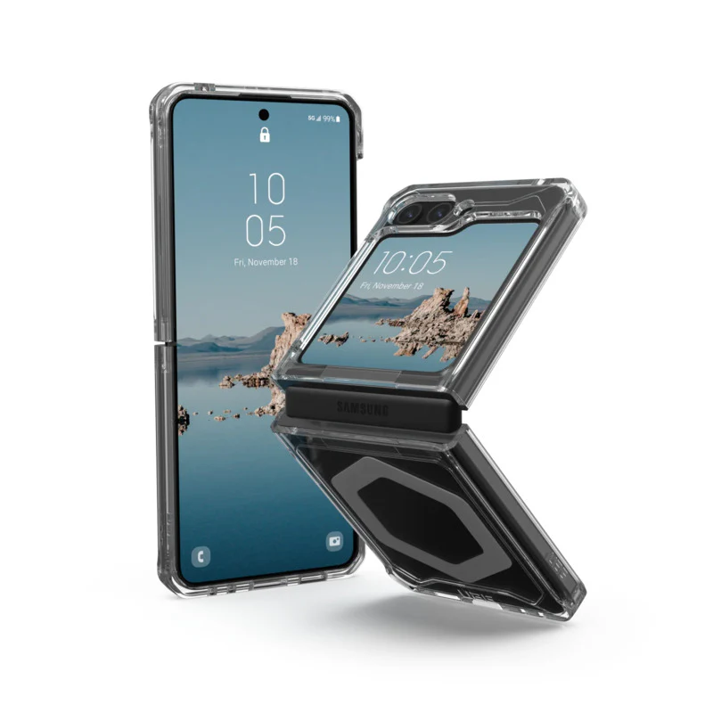 UAG Plyo Pro Case for Samsung Galaxy Z Flip 5 (2023) - Ice/Silver - Image 6