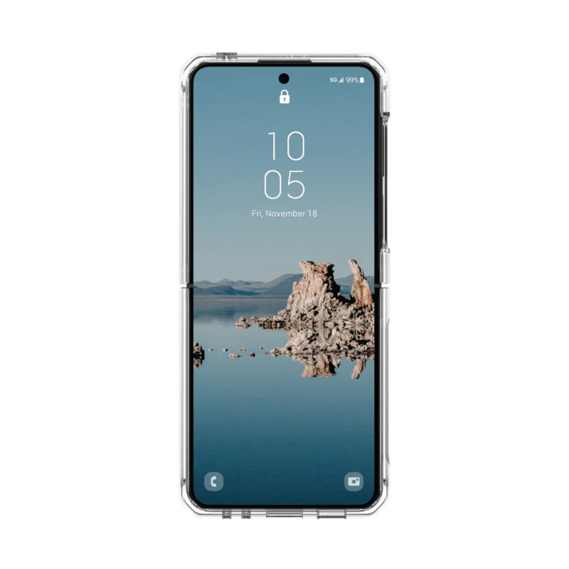 UAG Plyo Pro Case for Samsung Galaxy Z Flip 5 (2023) - Ice/Silver - Image 7