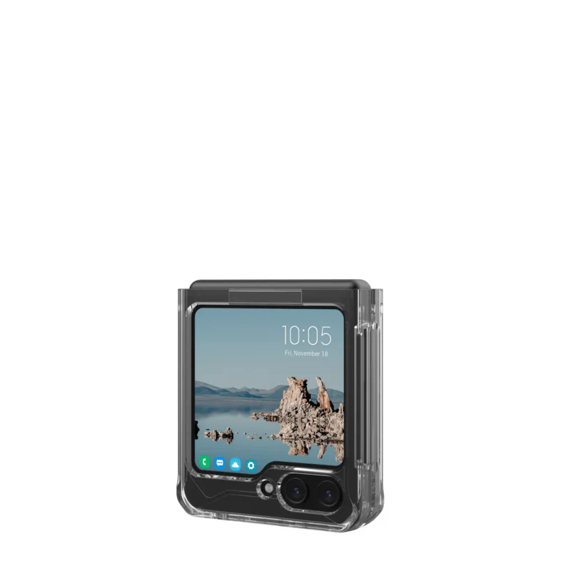UAG Plyo Pro Case for Samsung Galaxy Z Flip 5 (2023) - Ice/Silver - Image 9