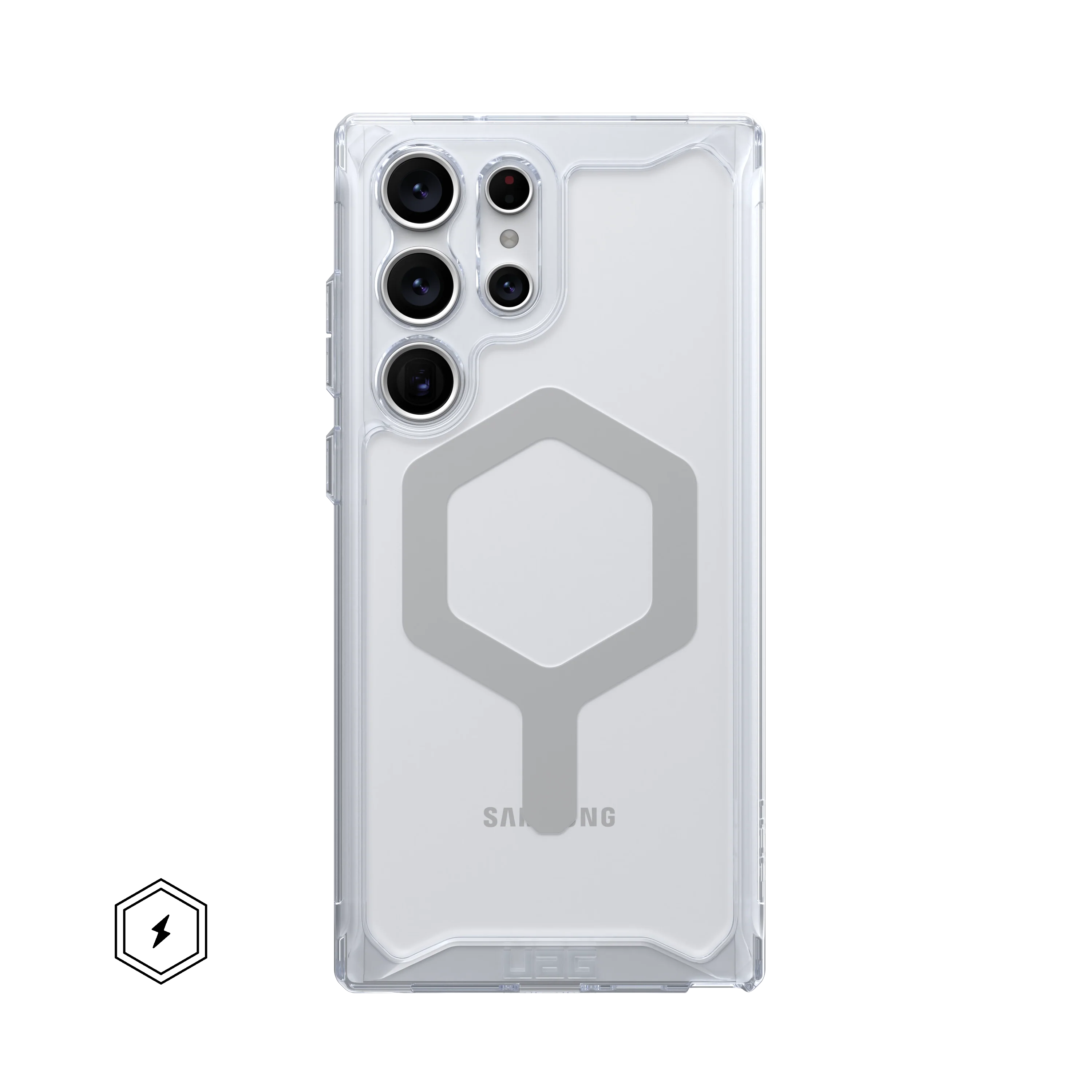 UAG Plyo Pro Slim Tough Case with Magnet Samsung S23 Ultra 5G 6.8 - Clear - Image 2
