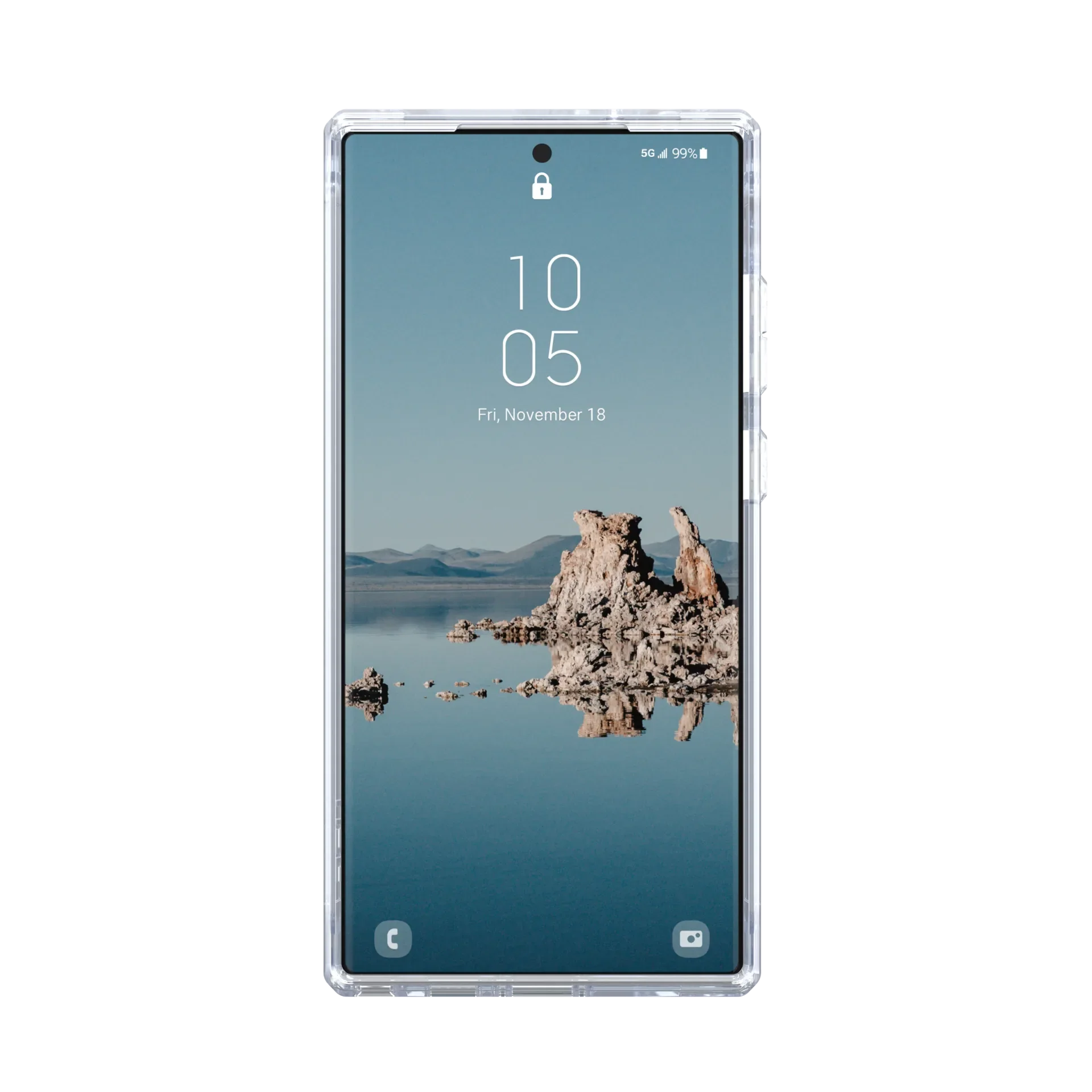 UAG Plyo Pro Slim Tough Case with Magnet Samsung S23 Ultra 5G 6.8 - Clear - Image 4
