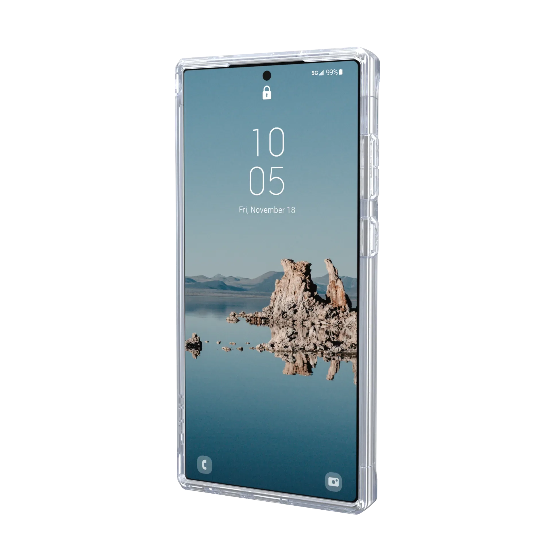 UAG Plyo Pro Slim Tough Case with Magnet Samsung S23 Ultra 5G 6.8 - Clear - Image 5