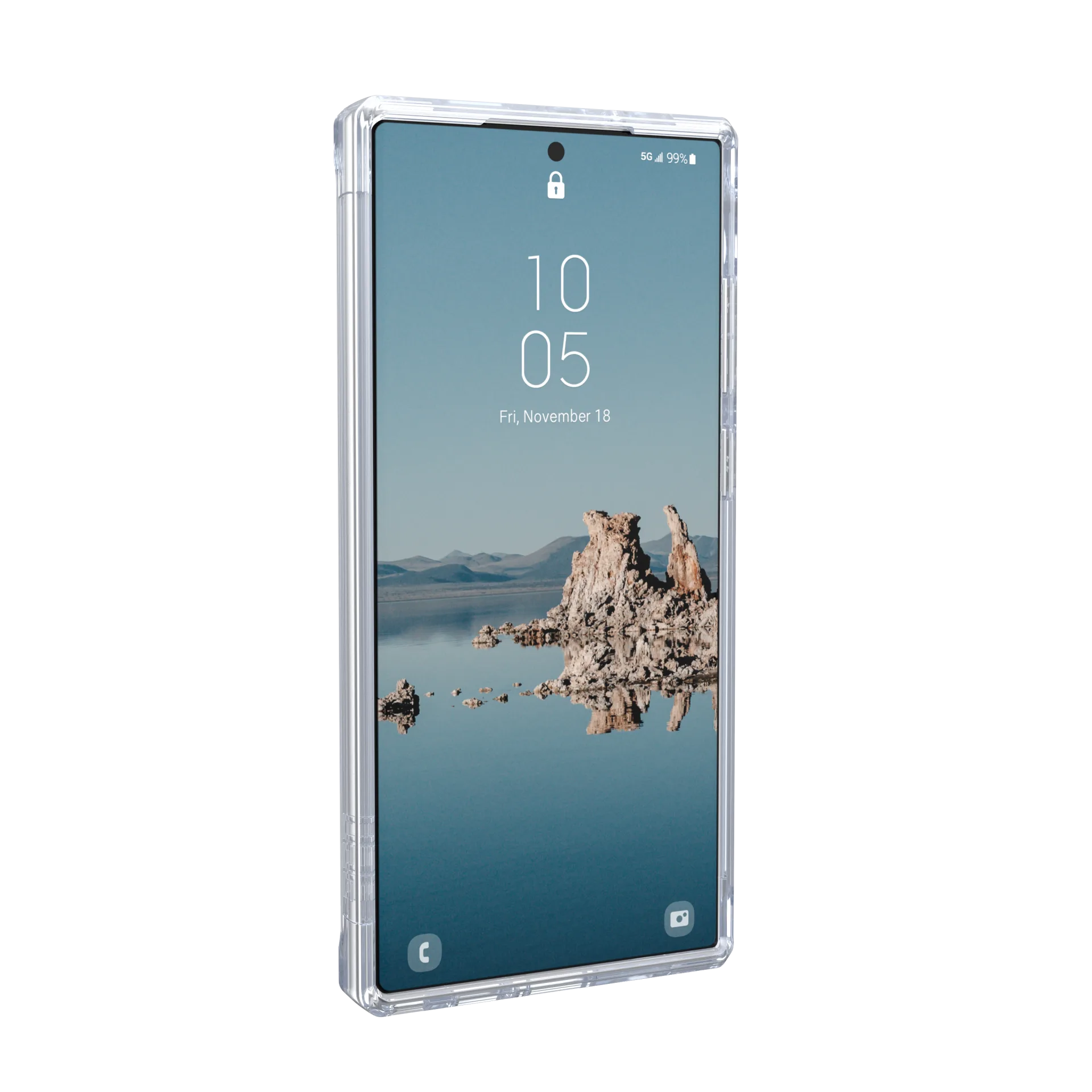 UAG Plyo Pro Slim Tough Case with Magnet Samsung S23 Ultra 5G 6.8 - Clear - Image 6