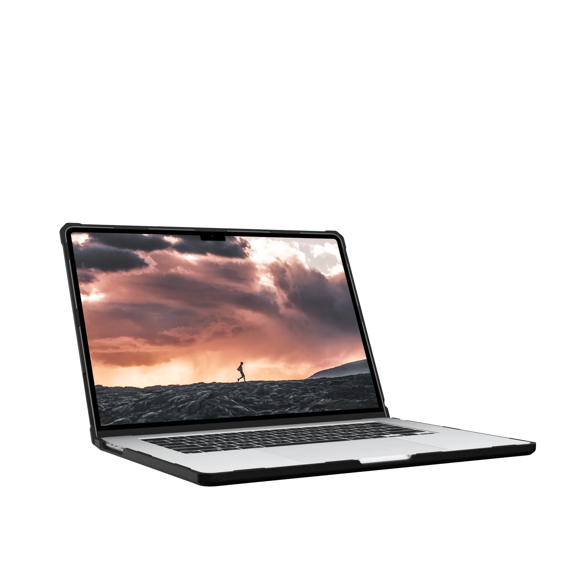 UAG Plyo Rugged Case Macbook Air 15 inch M2 / M3/ M4 - Ice Black - Image 4