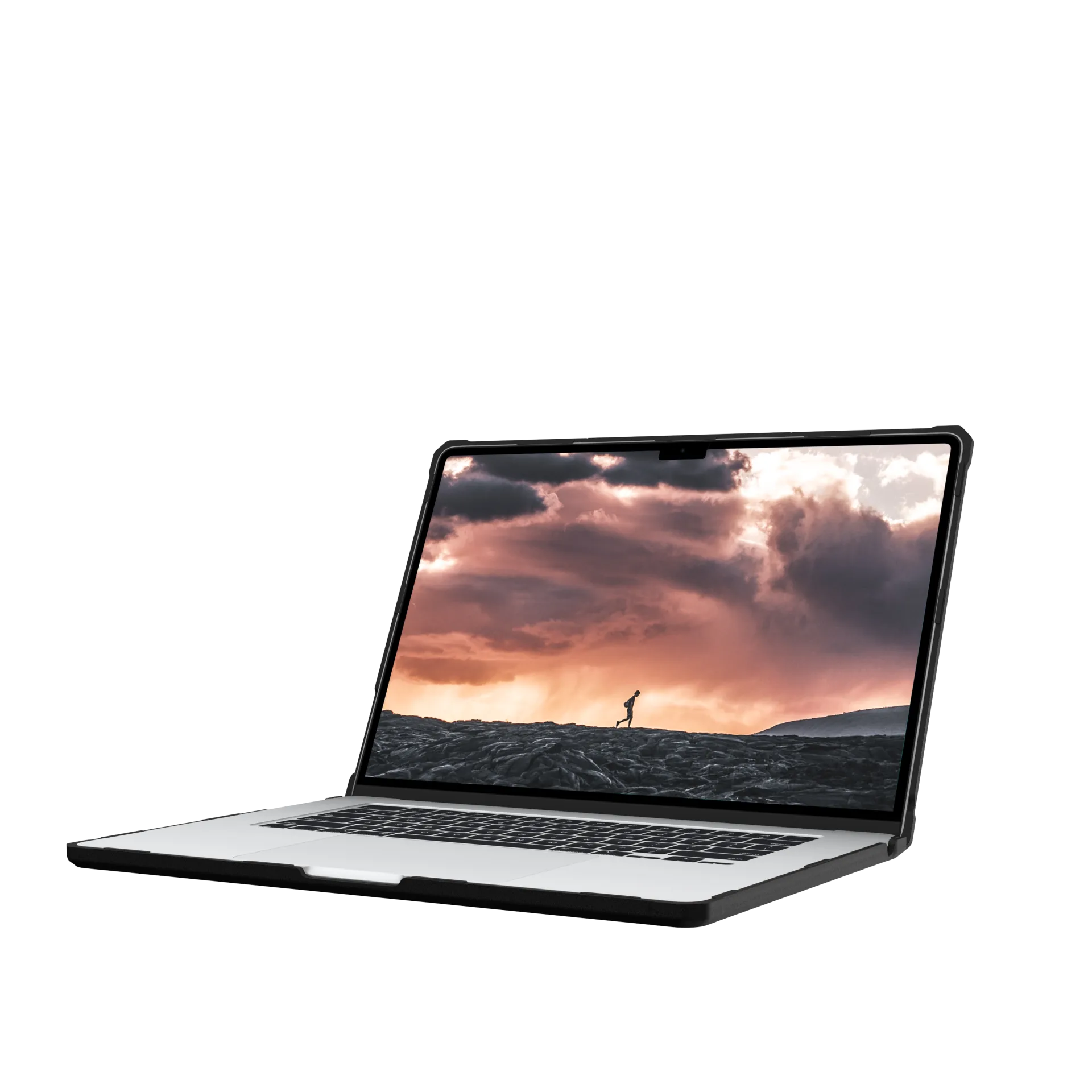 UAG Plyo Rugged Case Macbook Air 15 inch M2 / M3/ M4 - Ice Black - Image 5