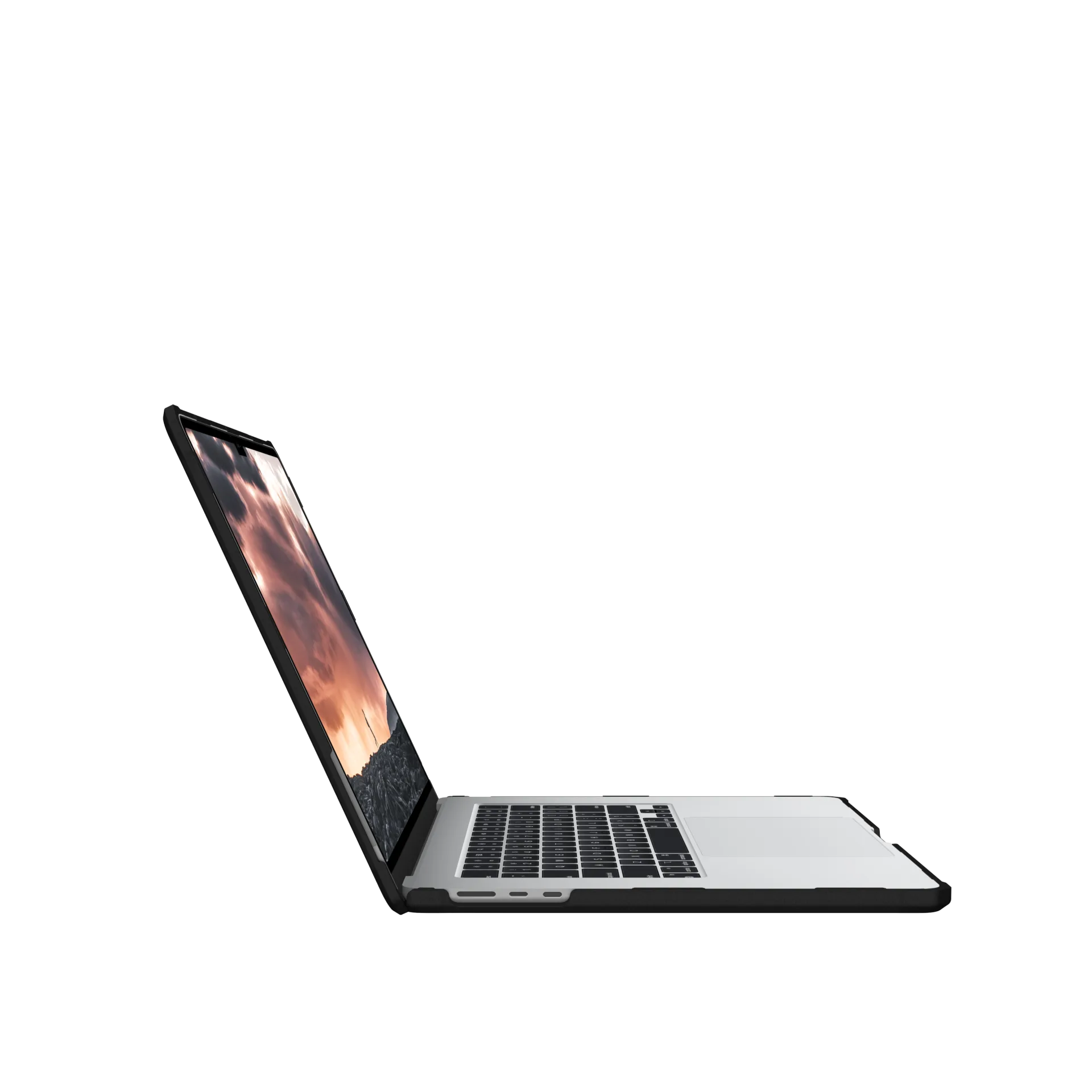 UAG Plyo Rugged Case Macbook Air 15 inch M2 / M3/ M4 - Ice Black - Image 6