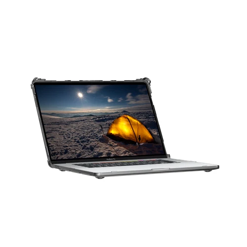UAG Plyo Tough & Rugged Case Macbook Pro 13 inch 2020 - 2022 - Clear Ice - Image 7