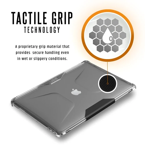 UAG Plyo Tough & Rugged Protective Case for Macbook Pro 16 in 2019-2020 - Clear Ice - Image 2
