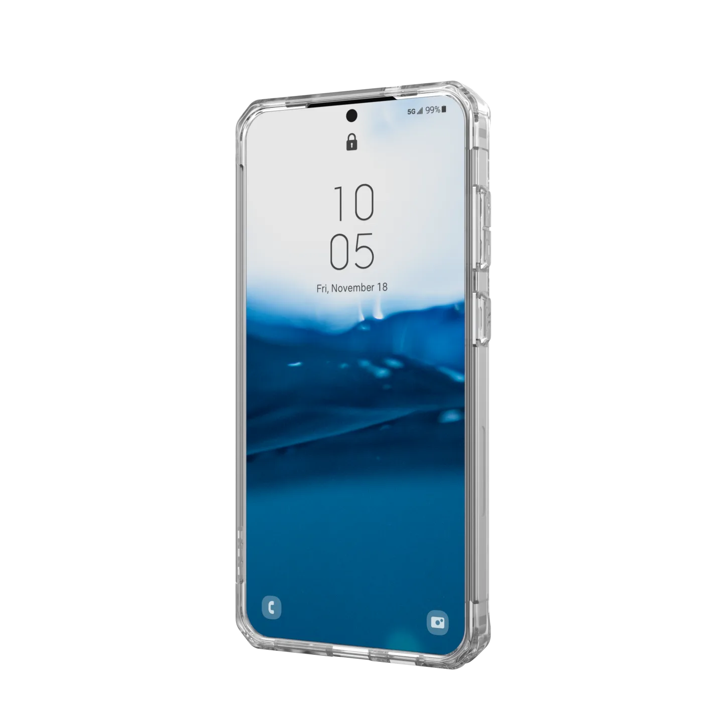 UAG Plyo Rugged Case Samsung S24 Plus 5G 6.7 - Clear Ice - Image 7
