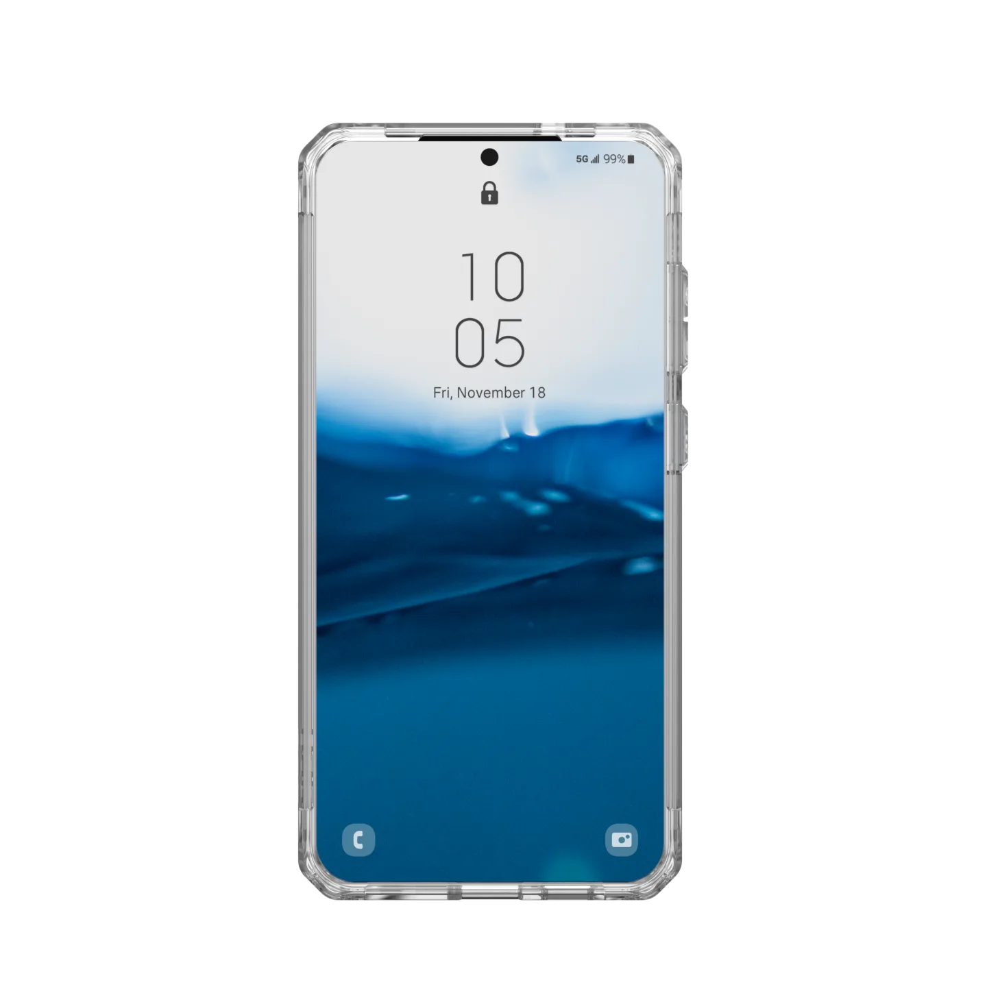 UAG Plyo Rugged Case Samsung S24 Plus 5G 6.7 - Clear Ice - Image 8