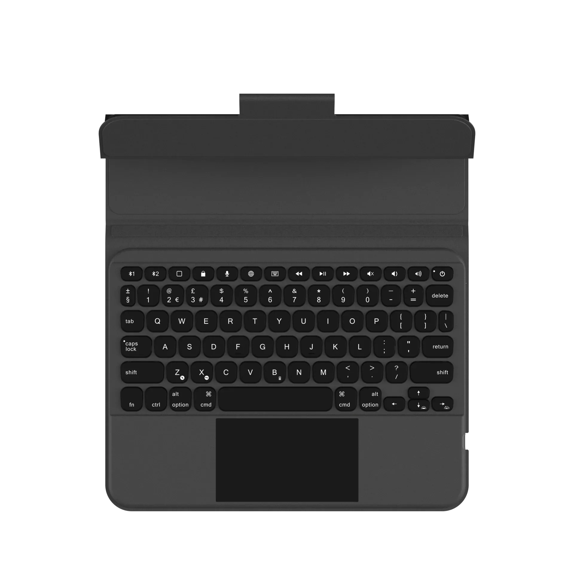 UAG Rugged Bluetooth Keyboard & Trackpad Case iPad 10.2 - Black - Image 12