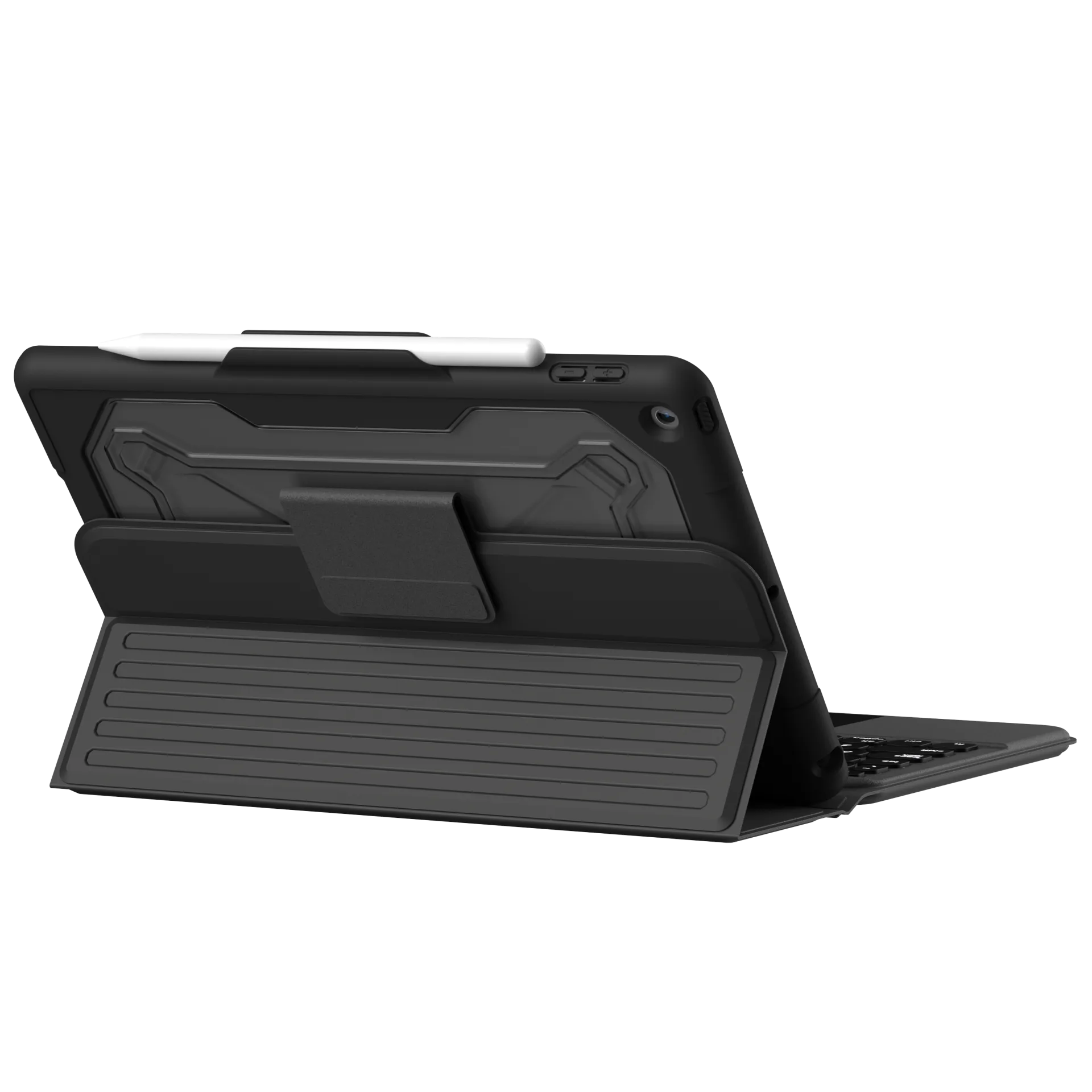 UAG Rugged Bluetooth Keyboard & Trackpad Case iPad 10.2 - Black - Image 3
