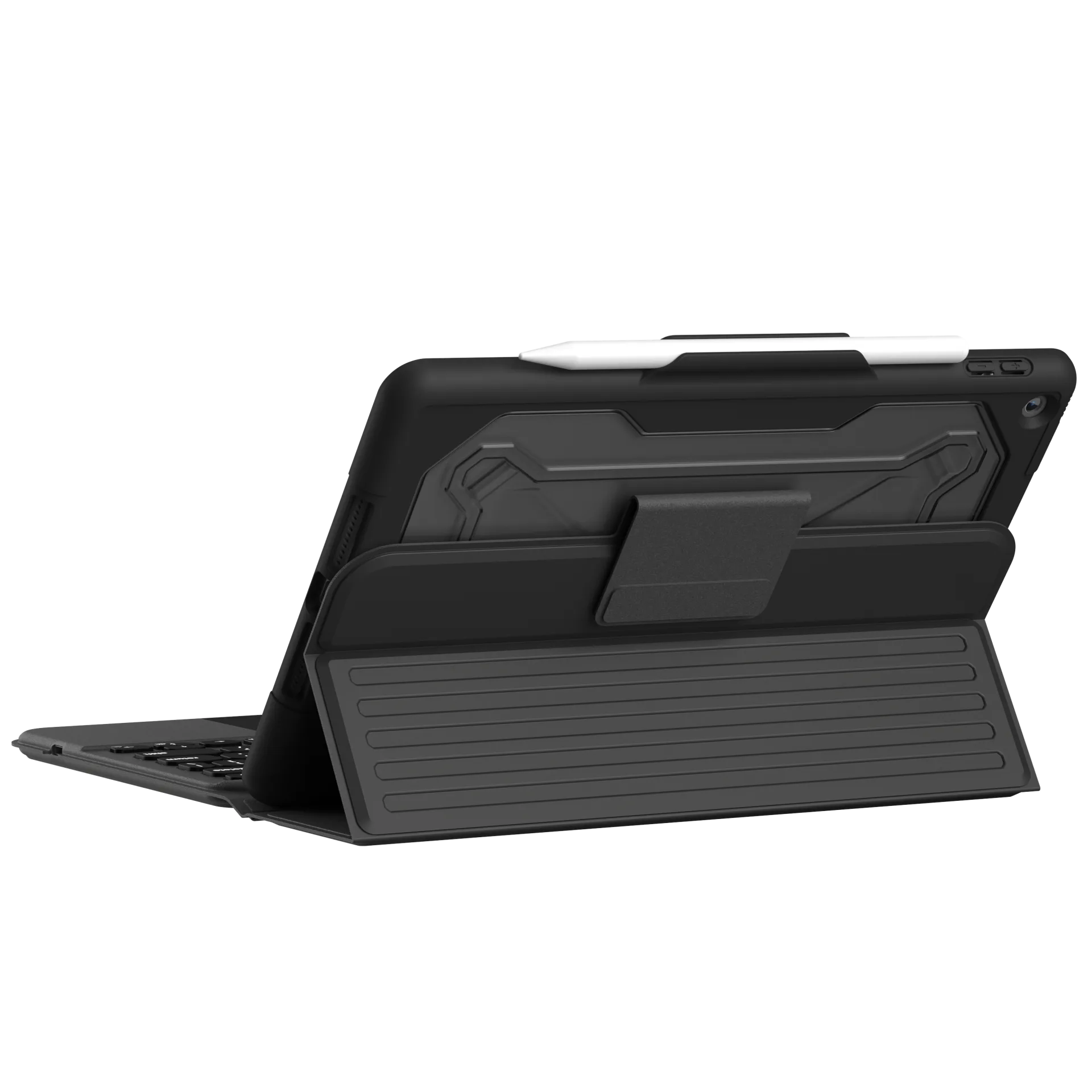 UAG Rugged Bluetooth Keyboard & Trackpad Case iPad 10.2 - Black - Image 4