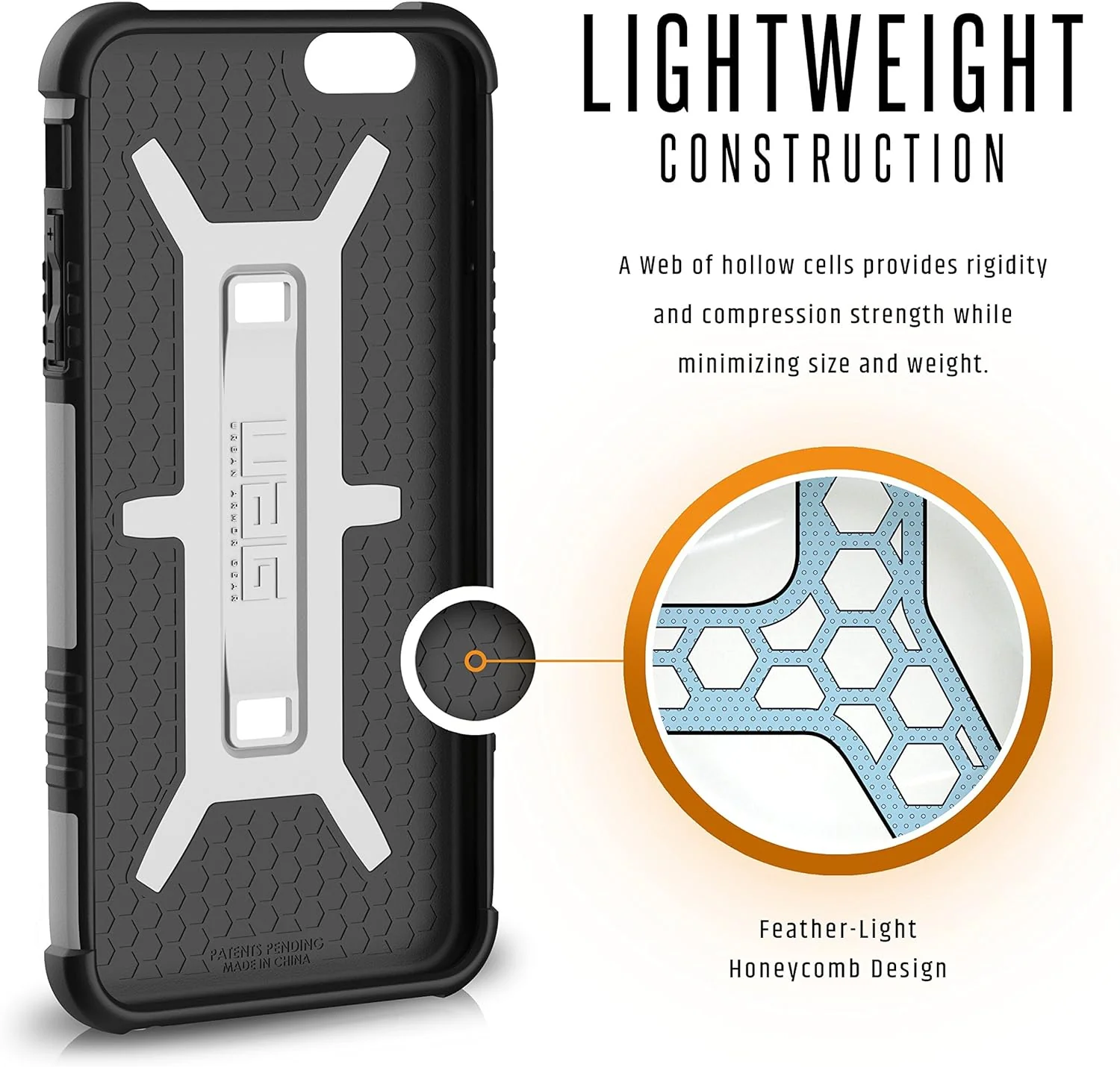 UAG Rugged Light Case for iPhone 6 Plus / 6s Plus - White - Image 3