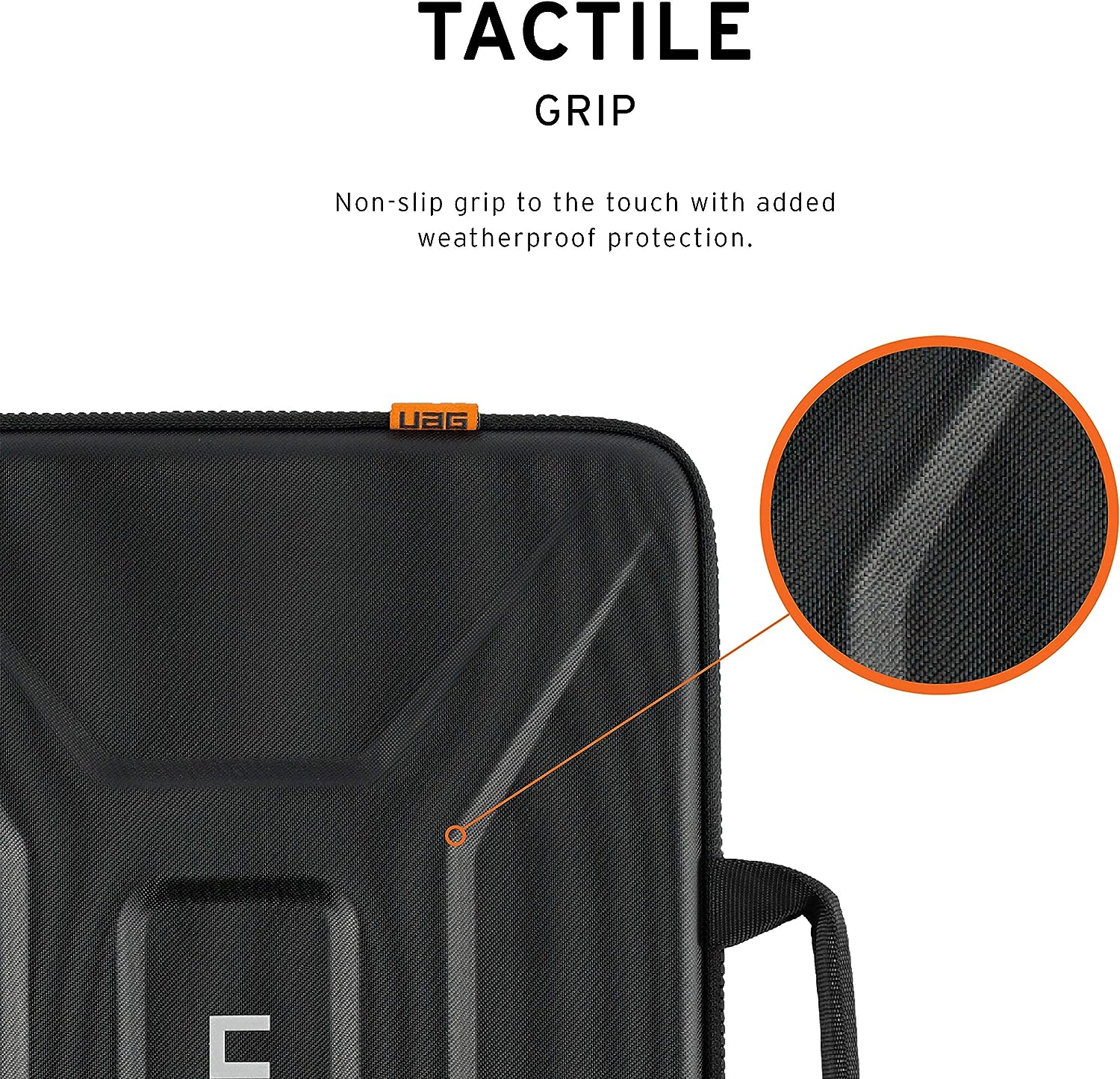 UAG Rugged Medium Laptop / Tablet Sleeve 13 inch with handle - Black - Image 5