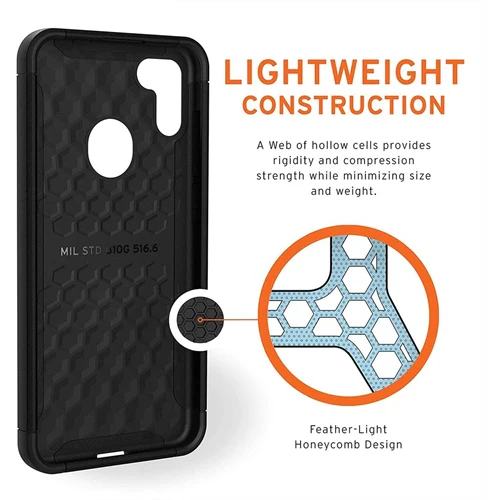 UAG Scout Tough and Rugged Case for Samsung A11 - Black - Image 7
