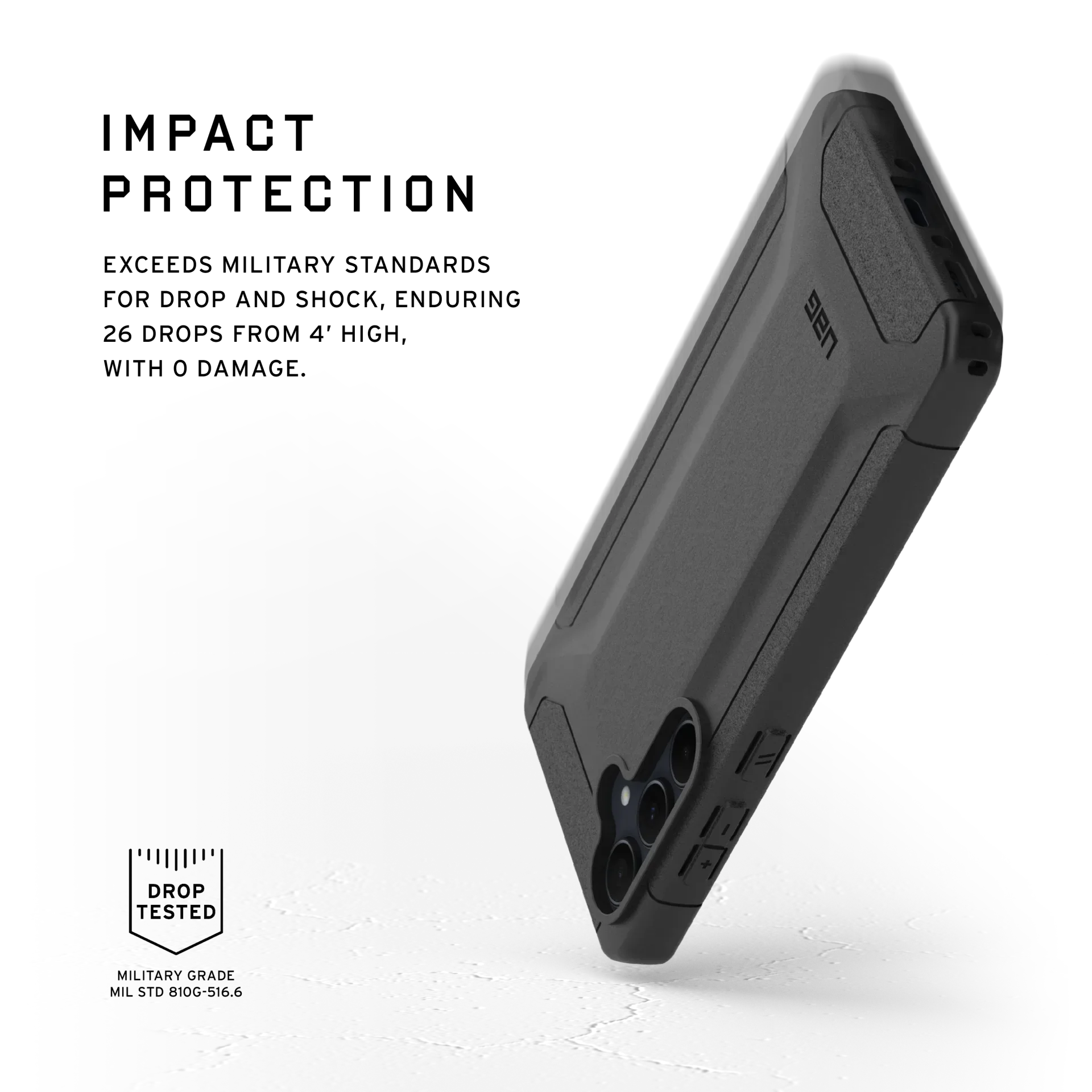 UAG Scout Tough & Rugged Case Samsung Galaxy A35 5G - Black - Image 3