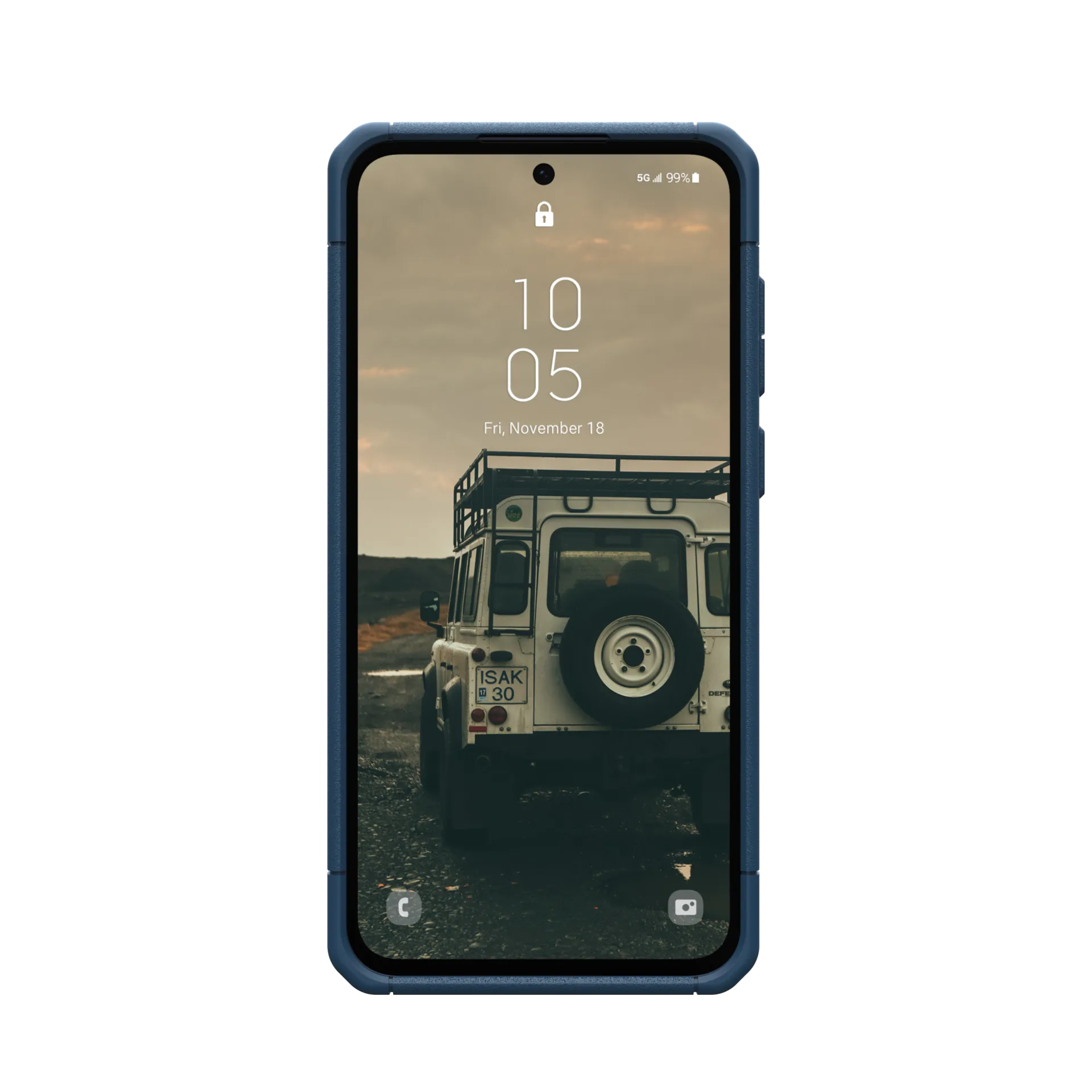 UAG Scout Tough & Rugged Case Samsung Galaxy A35 5G - Mallard Blue - Image 2