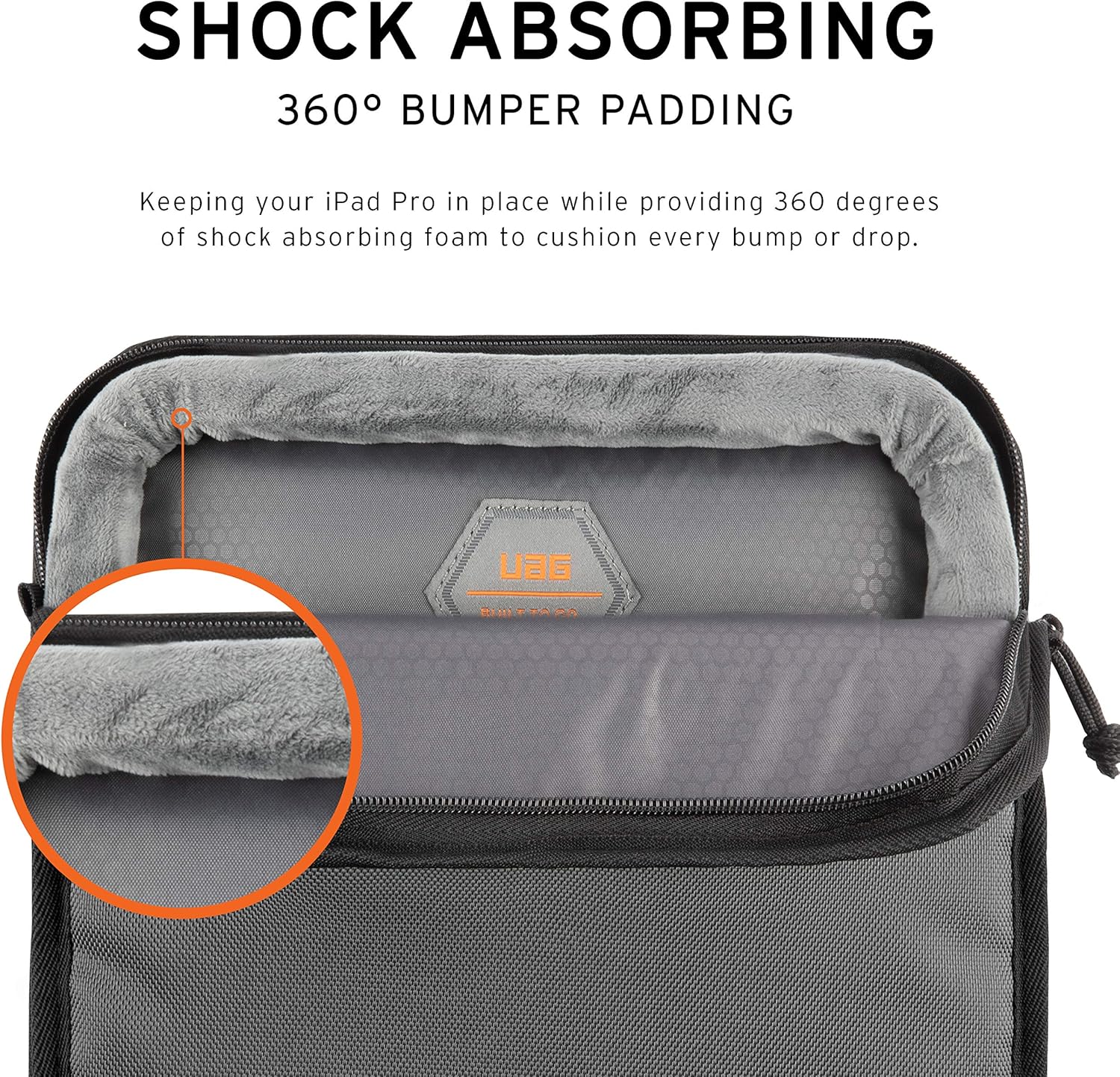 UAG Shock Protection Sleeve Lite iPad & Tablet up to 13 inch - Grey - Image 4