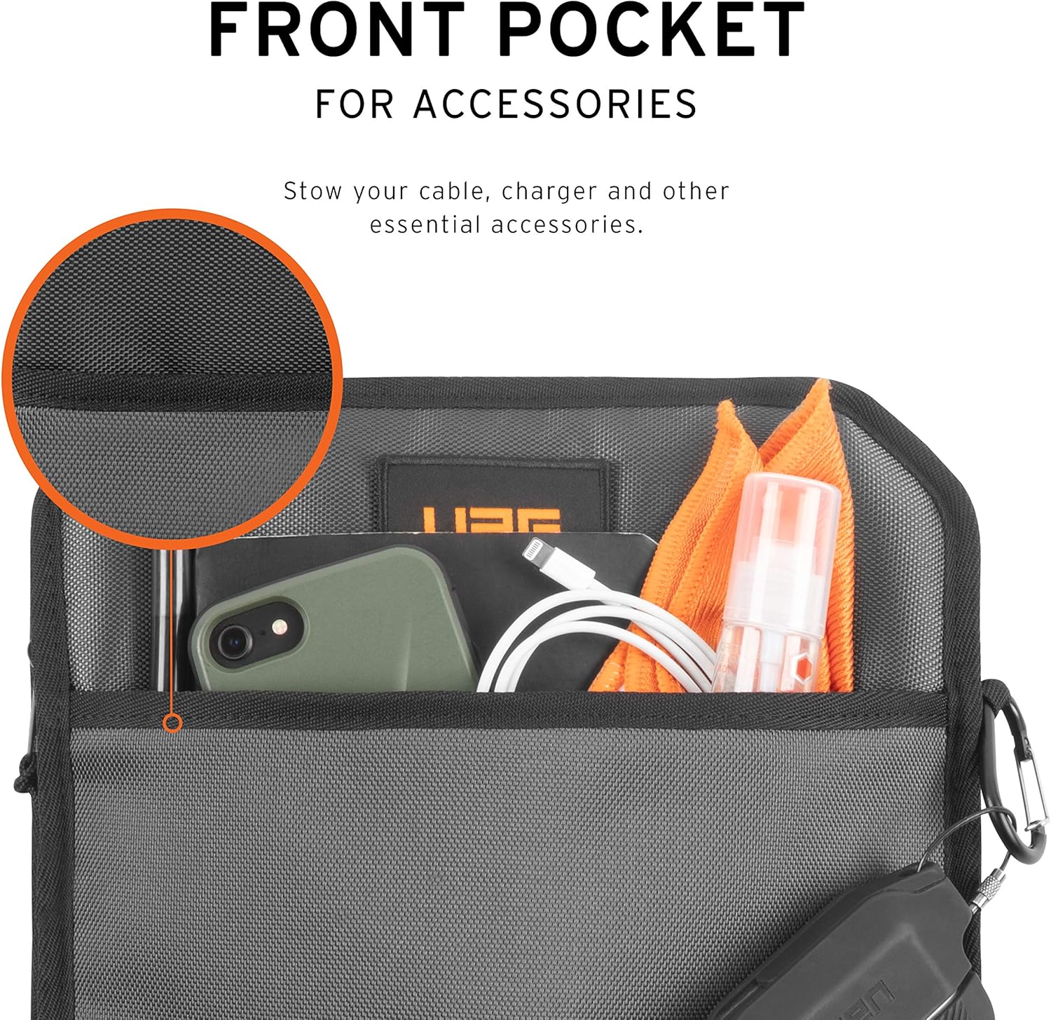 UAG Shock Protection Sleeve Lite iPad & Tablet up to 13 inch - Grey - Image 5