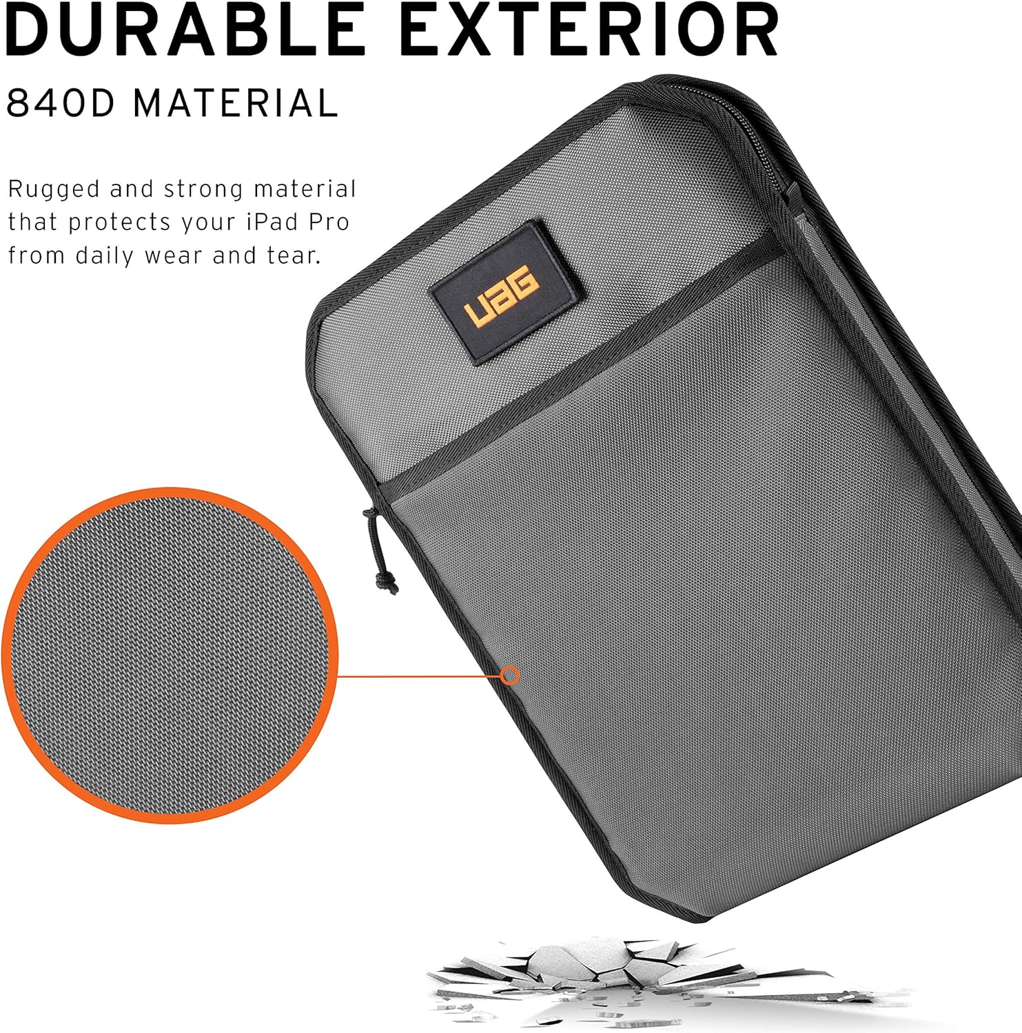 UAG Shock Protection Sleeve Lite iPad & Tablet up to 13 inch - Grey - Image 6