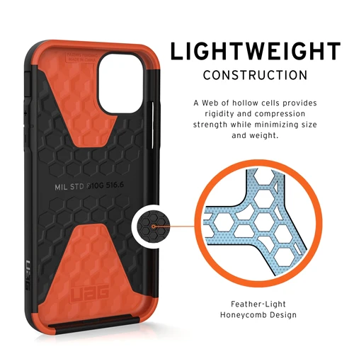 UAG Stealth Rugged Stylish Civilian Case iPhone 11 Pro - Black - Image 7